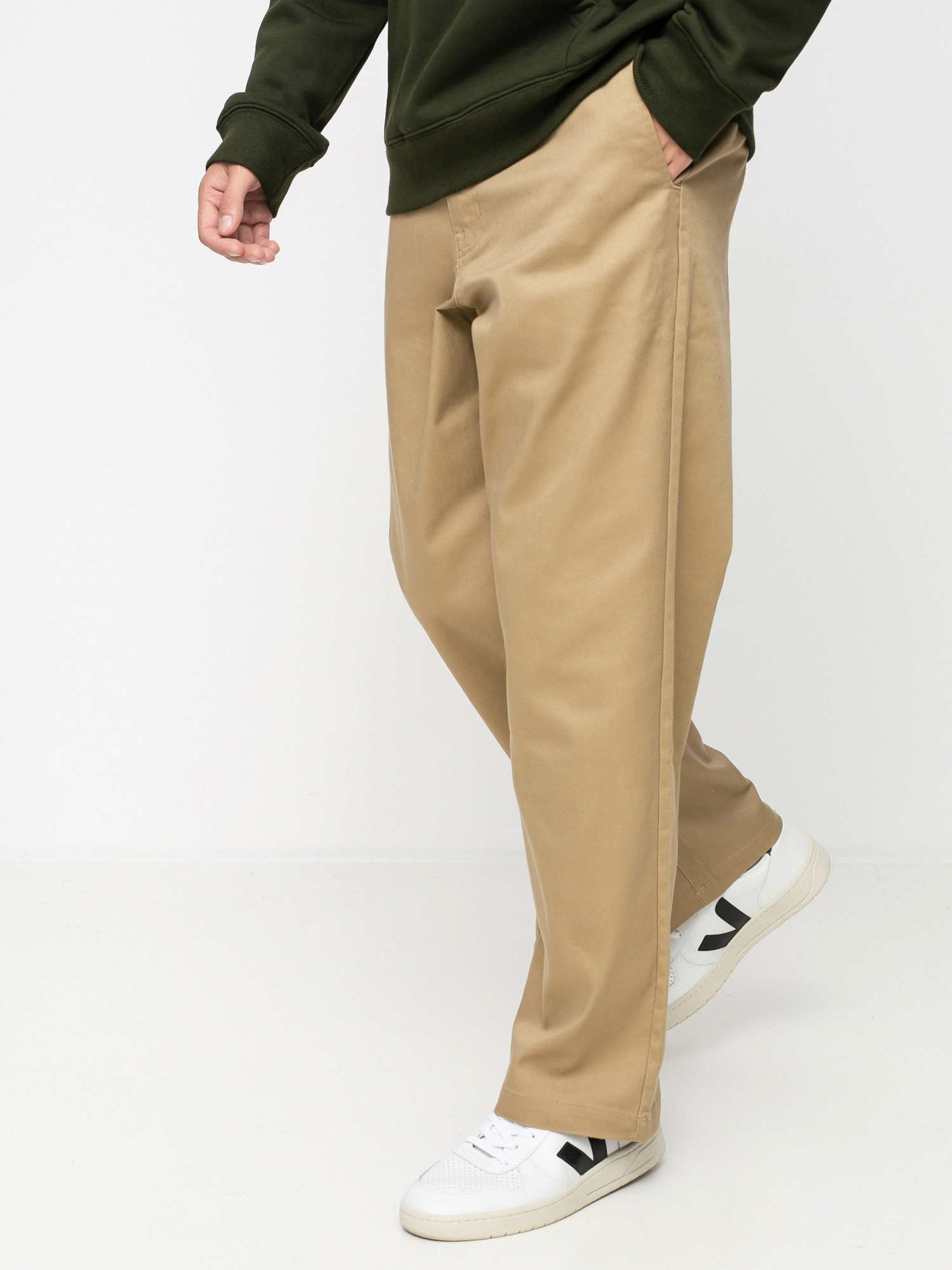 Spodnie Volcom Loose Trucks Chino (dark khaki)
