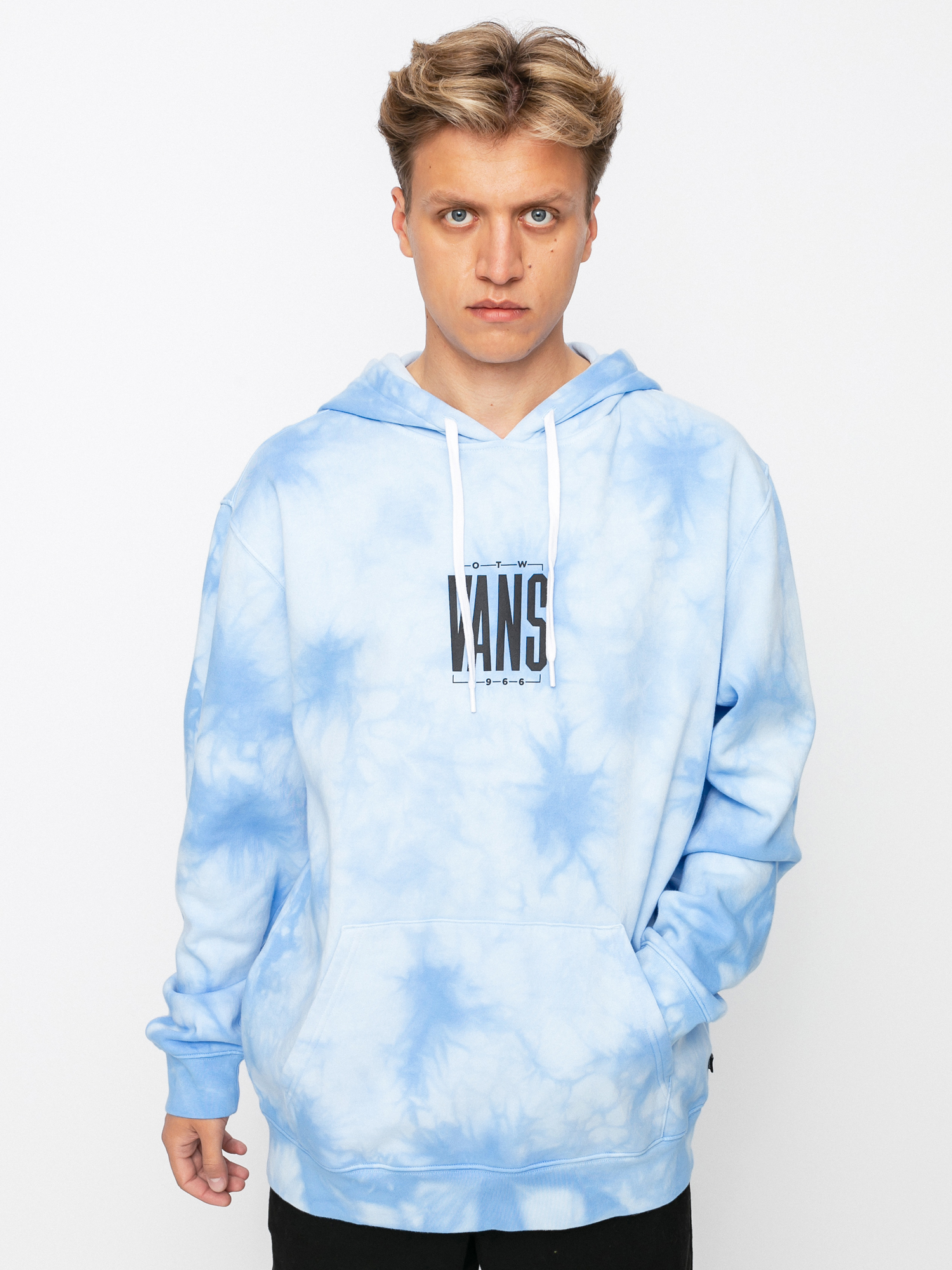 Bluza z kapturem Vans Tall Type Tie Dye HD (nautical blue/tie dye)
