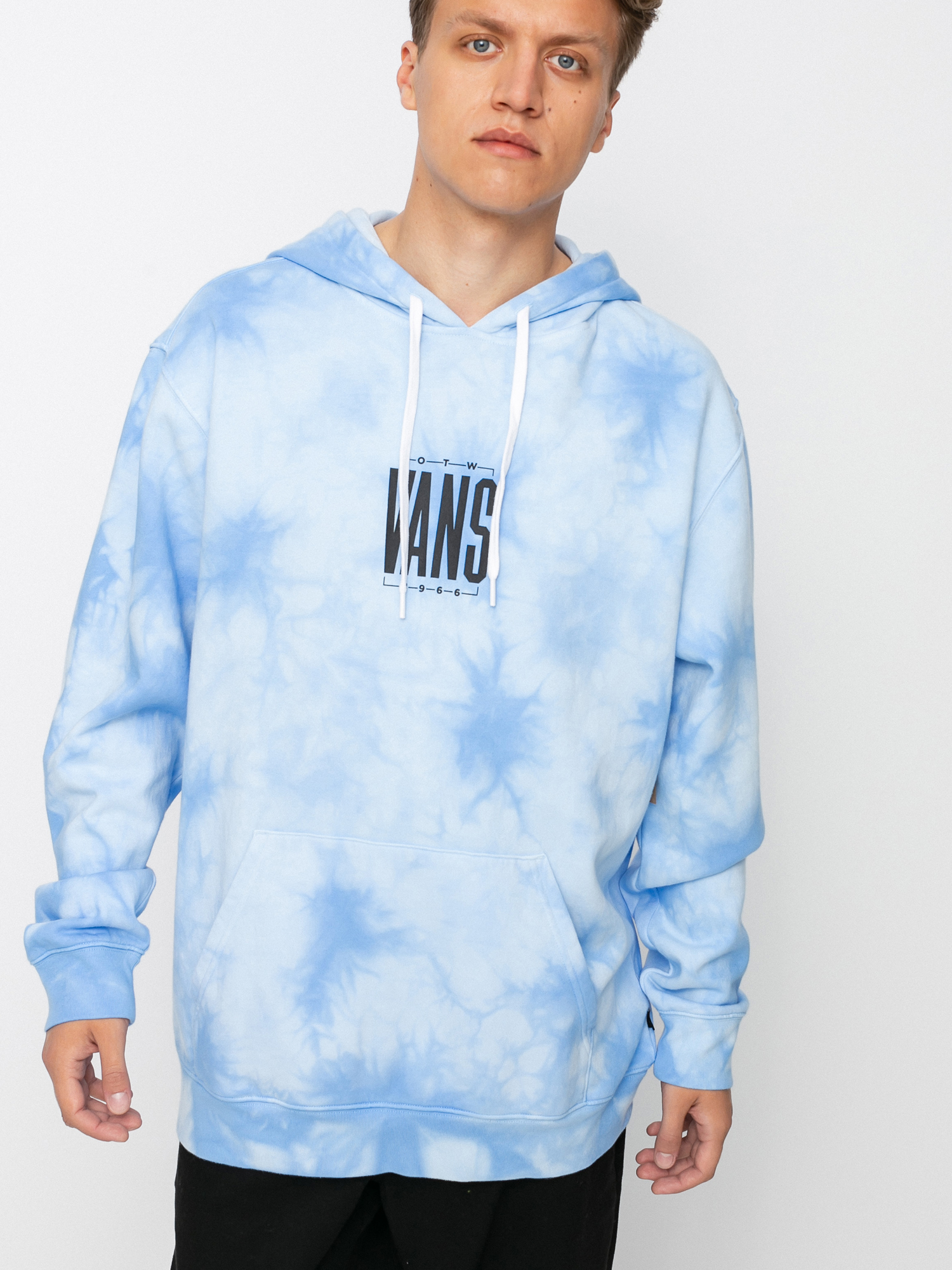 Bluza z kapturem Vans Tall Type Tie Dye HD (nautical blue/tie dye)