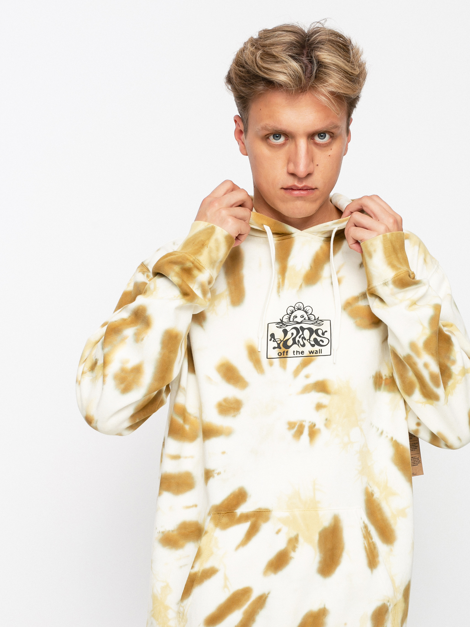 Bluza z kapturem Vans Look Ahead Tie Dye HD (nutria)