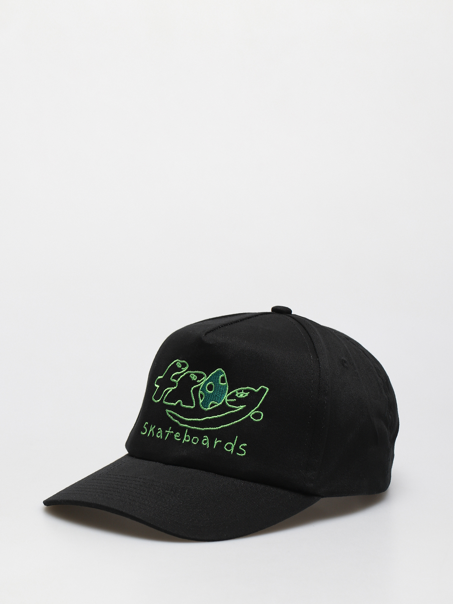 Czapka z daszkiem Frog Skateboards Dino Logo 5 Panel (black)