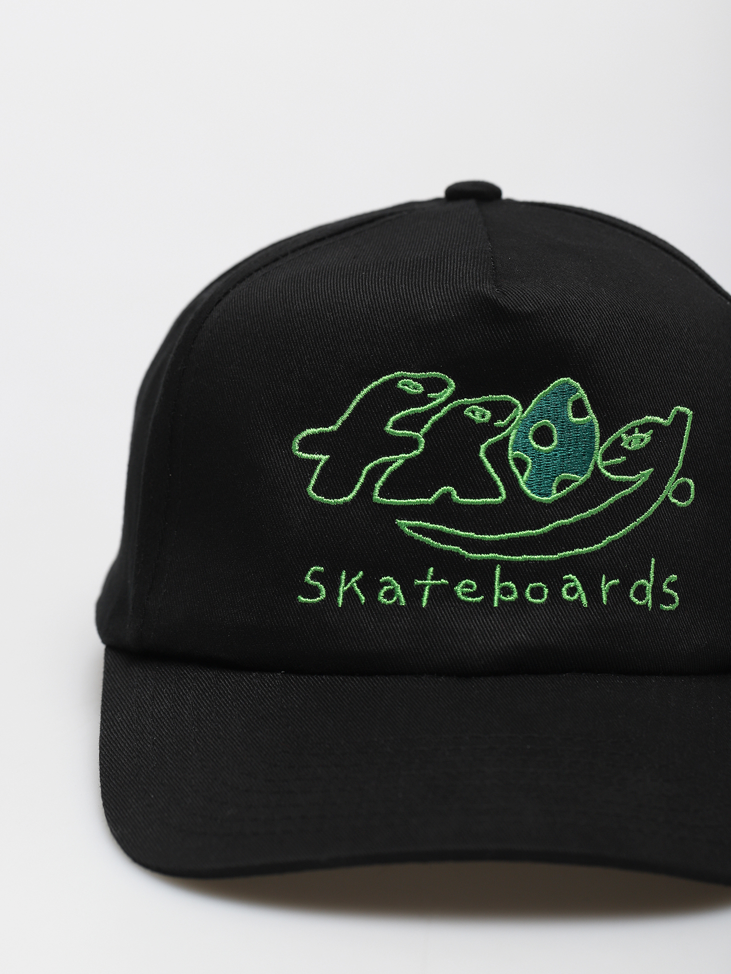 Czapka z daszkiem Frog Skateboards Dino Logo 5 Panel (black)