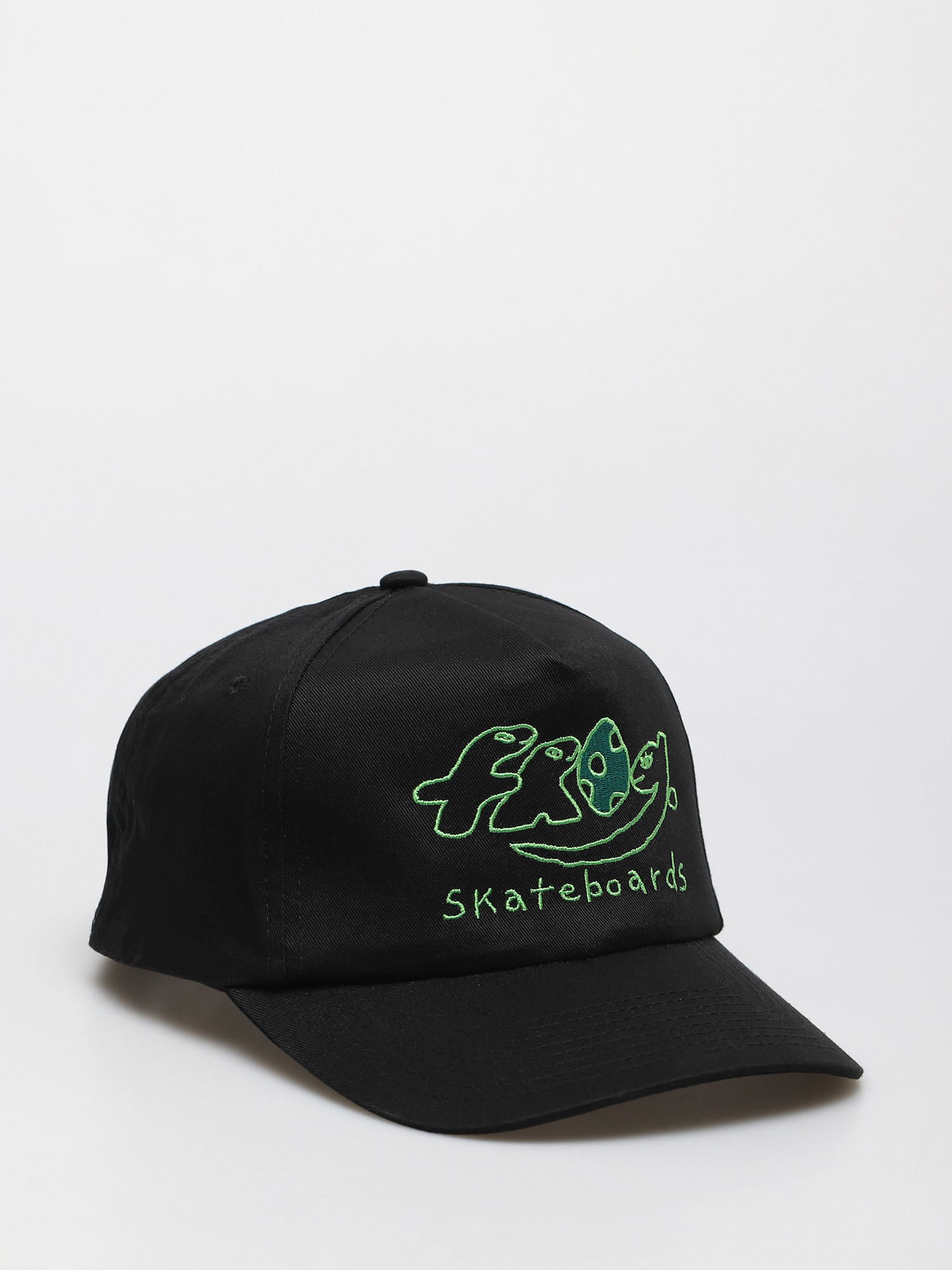 Czapka z daszkiem Frog Skateboards Dino Logo 5 Panel (black)