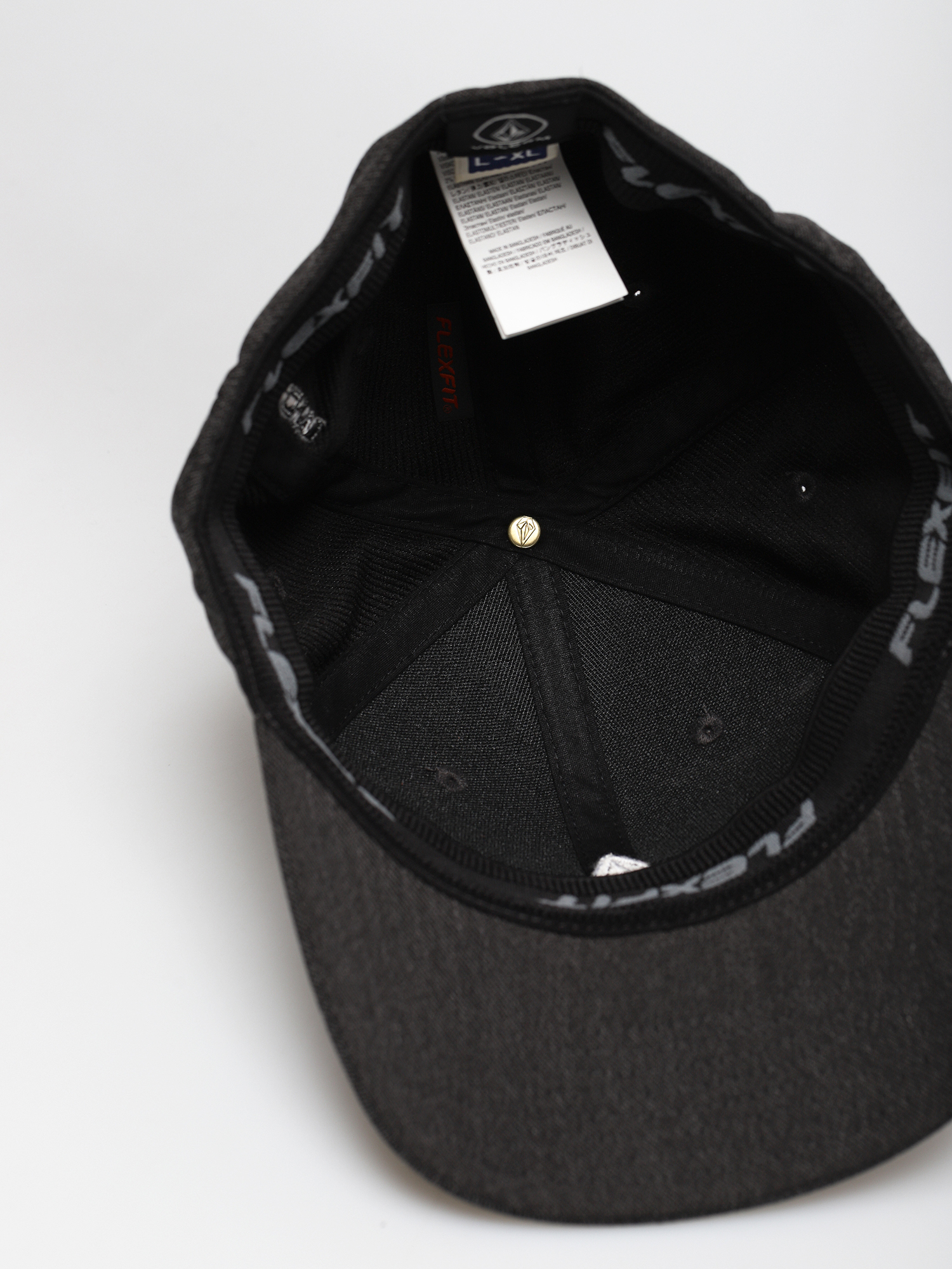 Czapka z daszkiem Volcom Full Stone Hthr Xfit (charcoal heather)