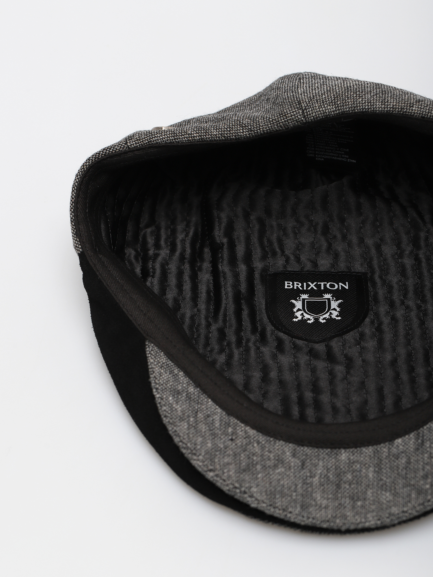 Kaszkiet Brixton Hooligan Snap Cap (grey/black cb)