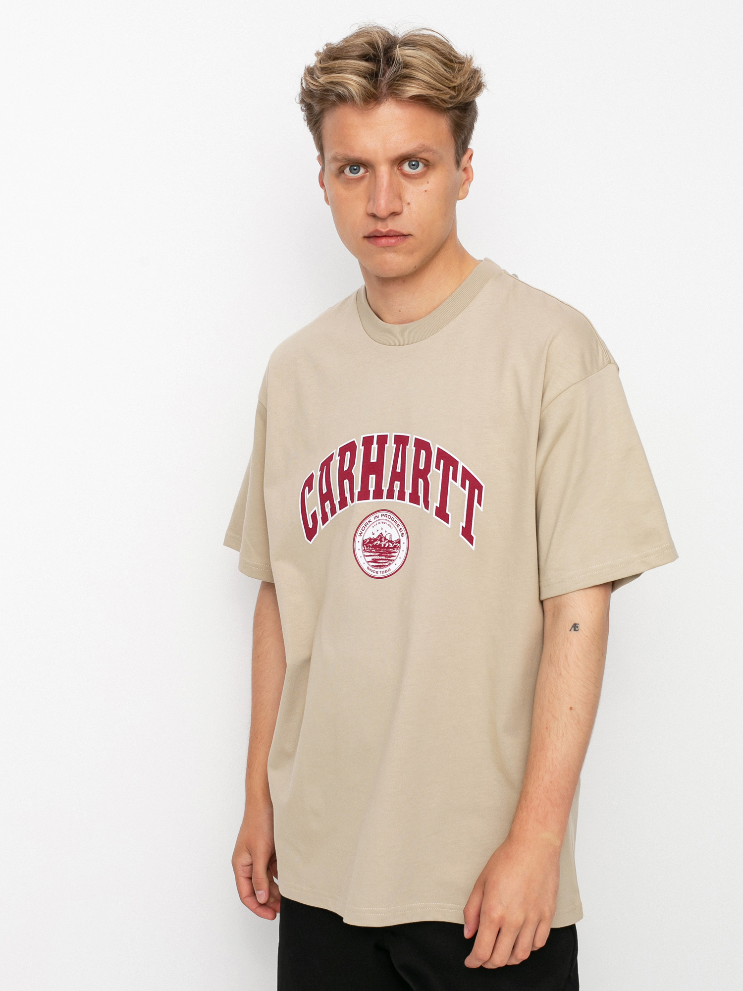 T-shirt Carhartt WIP Berkeley Script (wall)