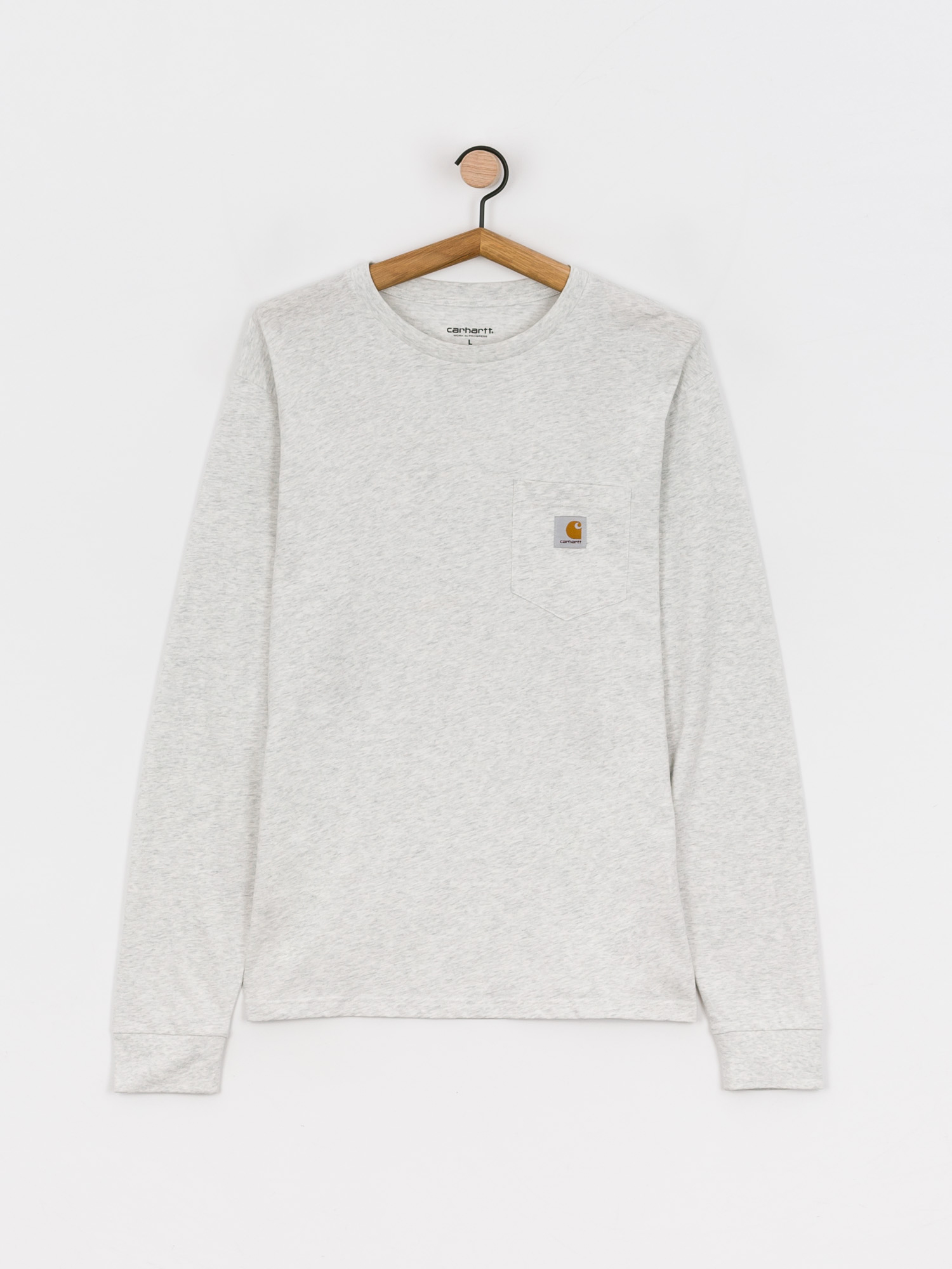Longsleeve Carhartt WIP Pocket (ash heather)