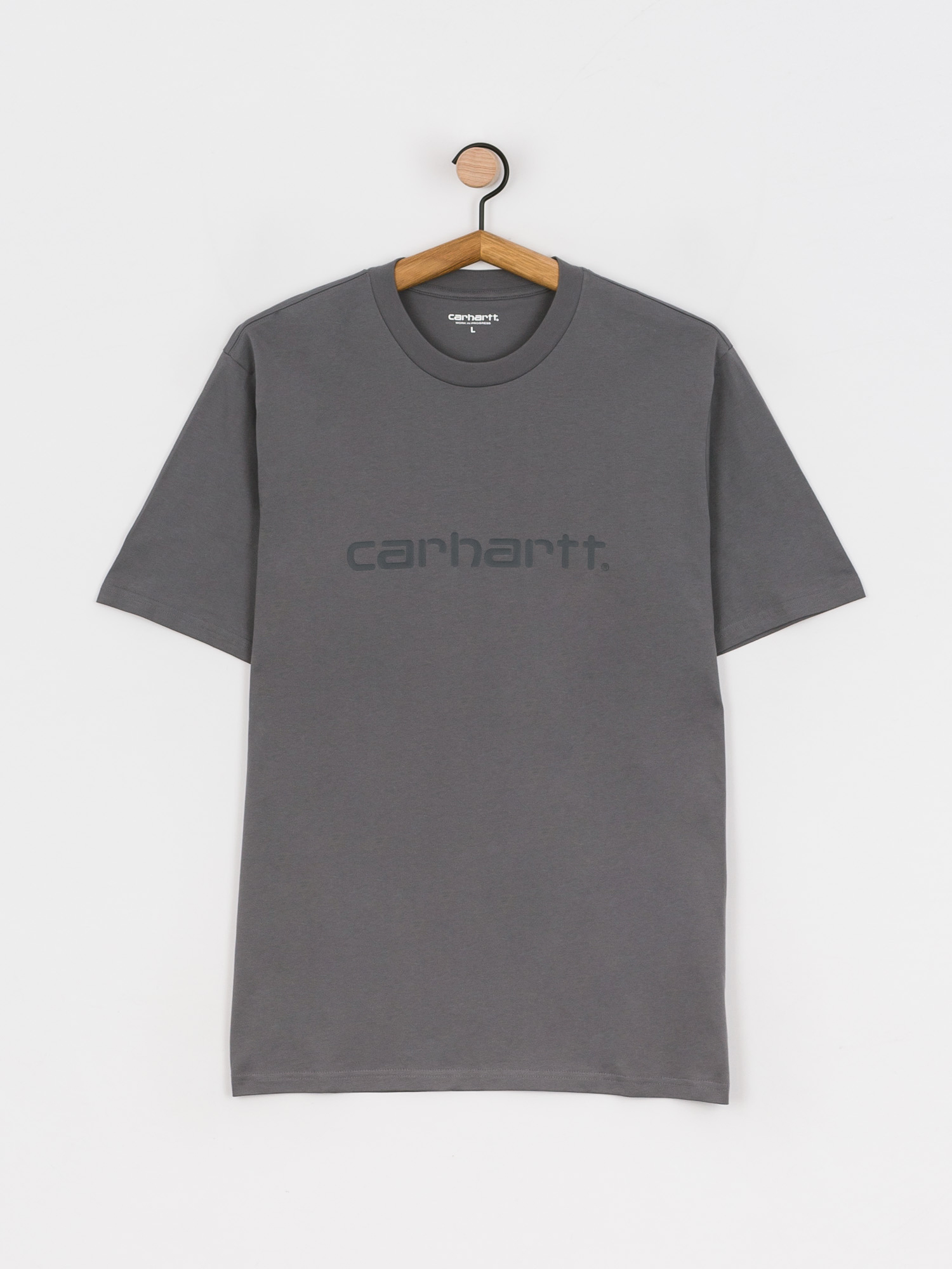 T-shirt Carhartt WIP Script (shiver/blacksmith)