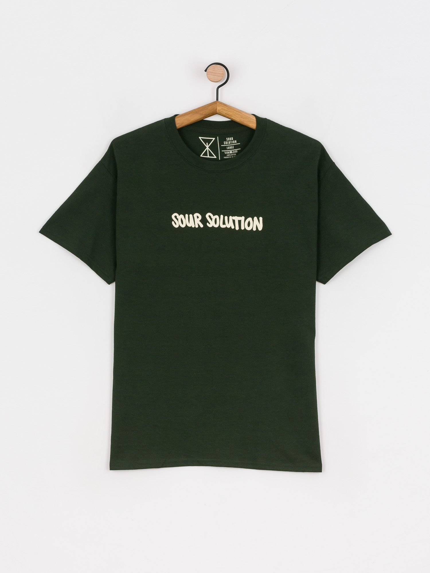 T-shirt Sour Solution Doodle (forest green)
