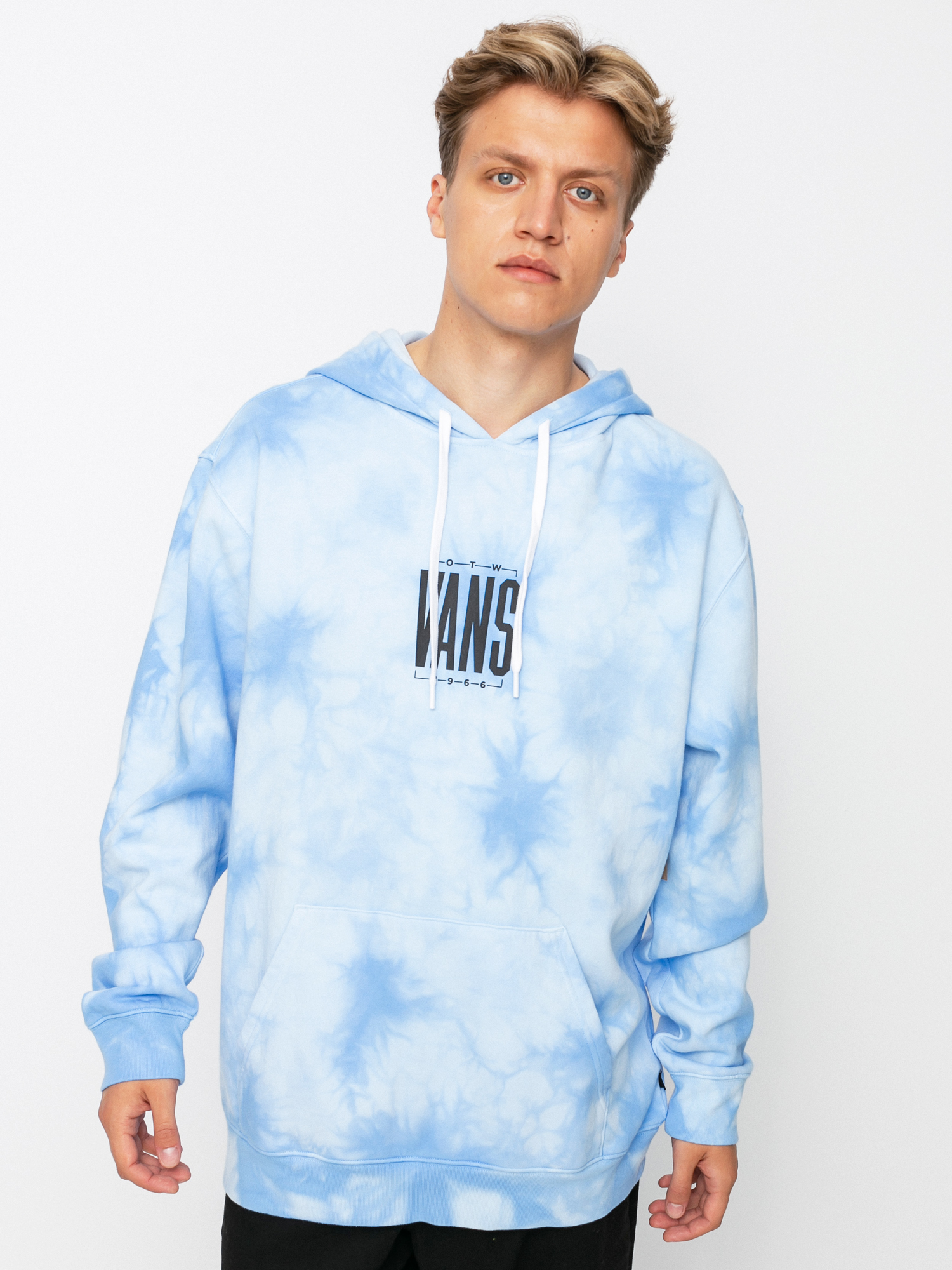 Bluza z kapturem Vans Tall Type Tie Dye HD (nautical blue/tie dye)