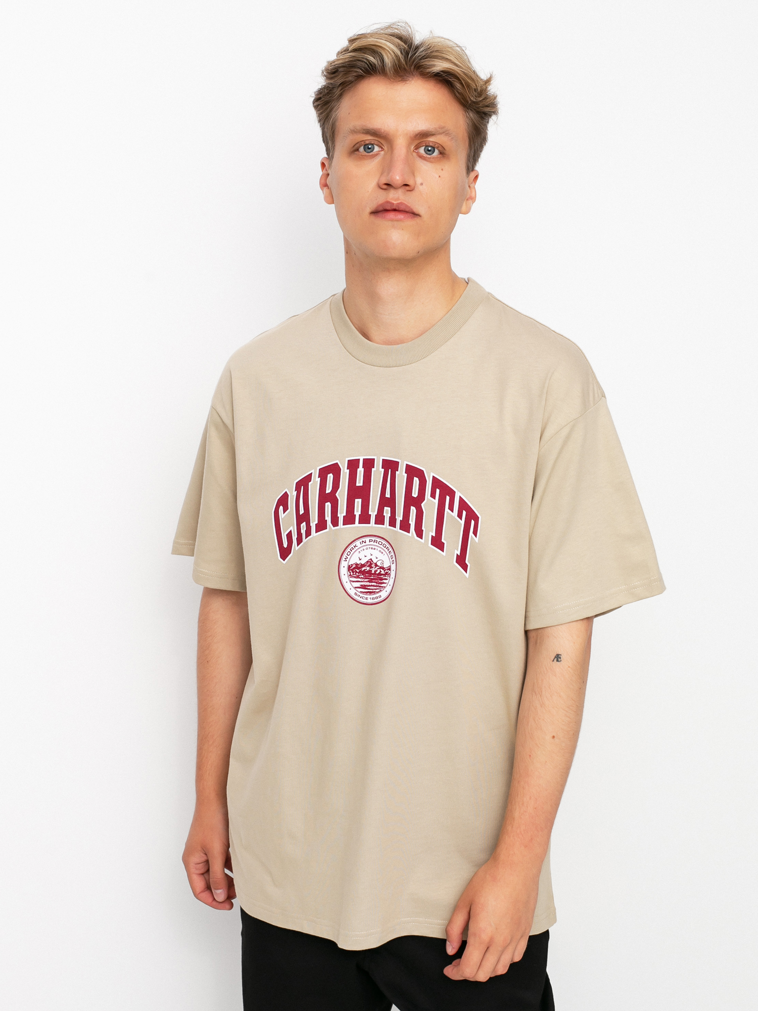 T-shirt Carhartt WIP Berkeley Script (wall)