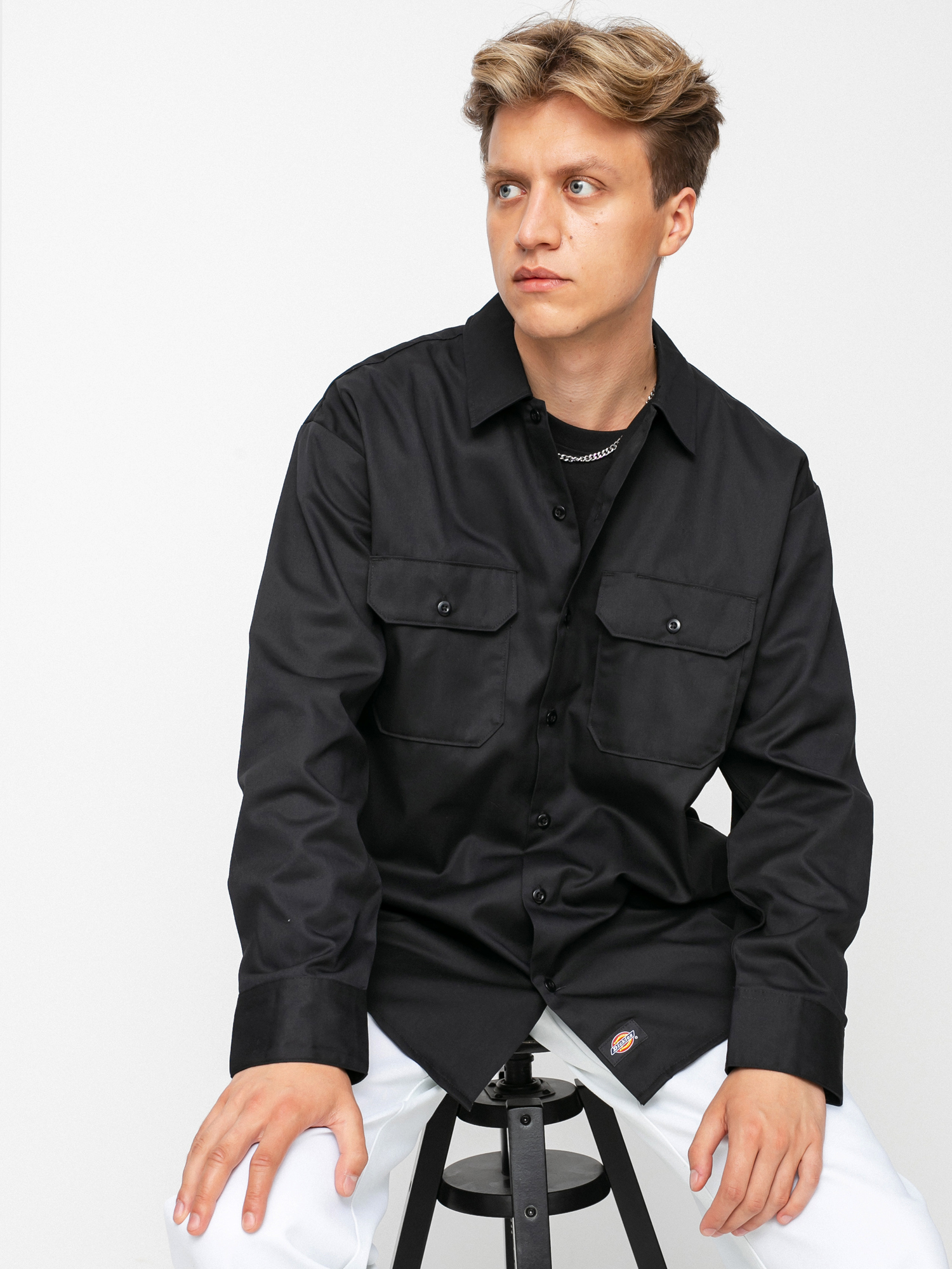 Koszula Dickies Long Sleeve Work (black)
