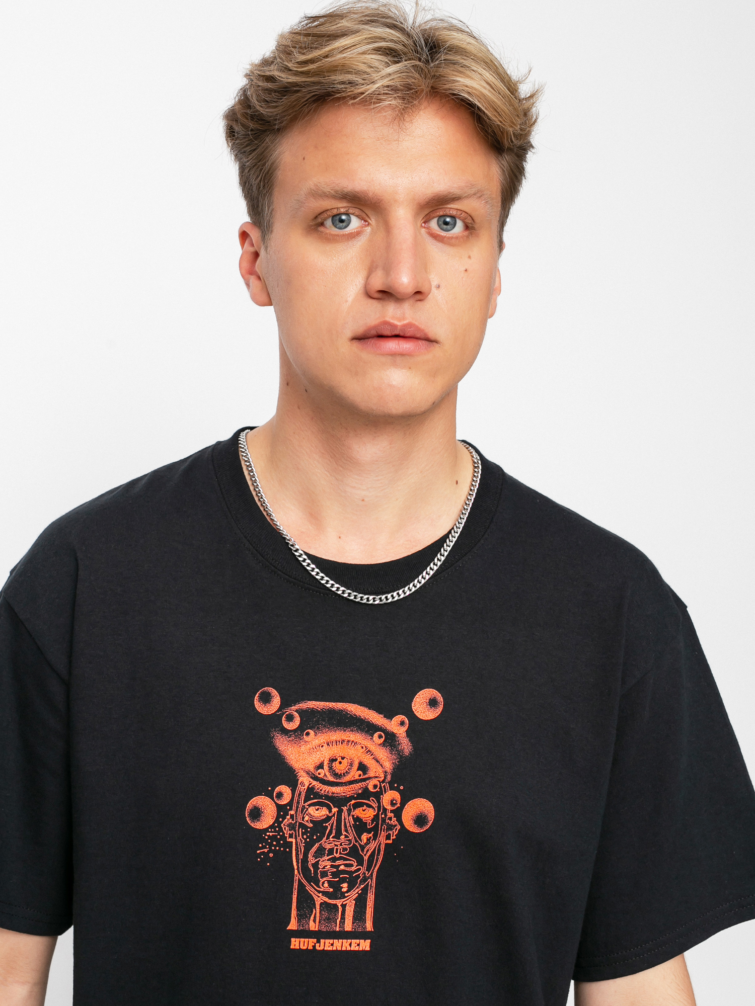 T-shirt HUF x JENKEM Deep Enlightenment (black)