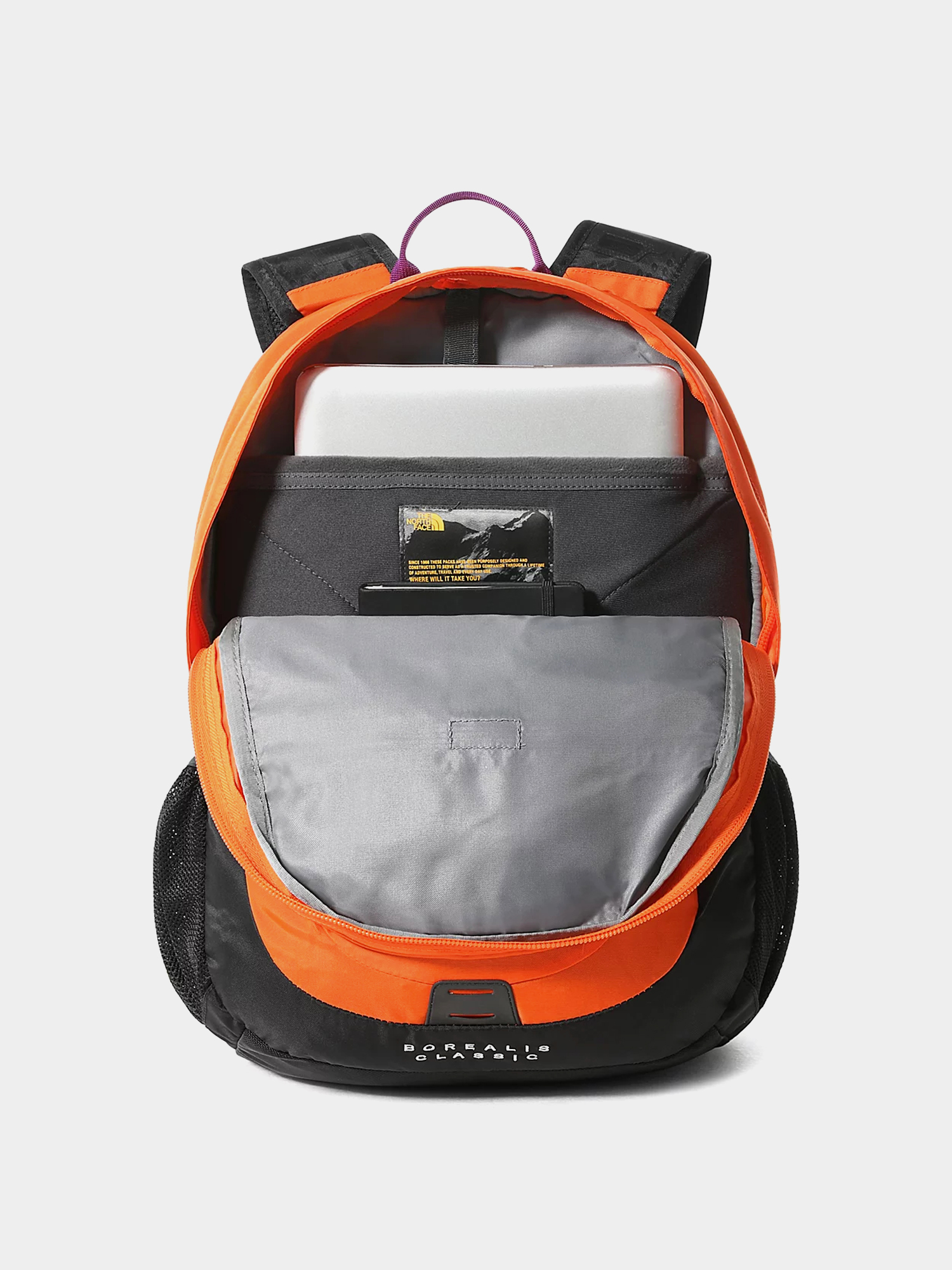 Plecak The North Face Borealis (red orange/gravity purple)