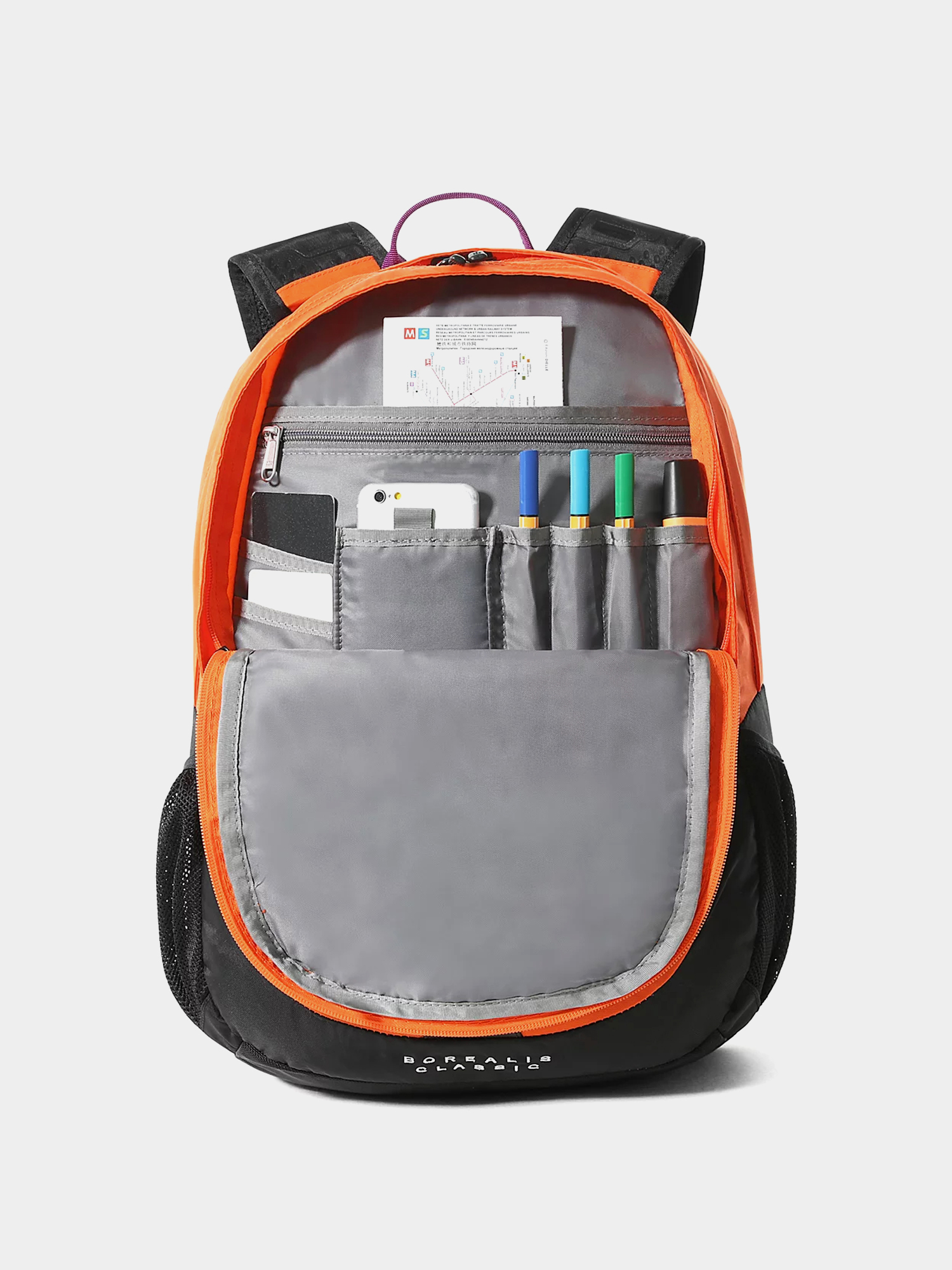 Plecak The North Face Borealis (red orange/gravity purple)