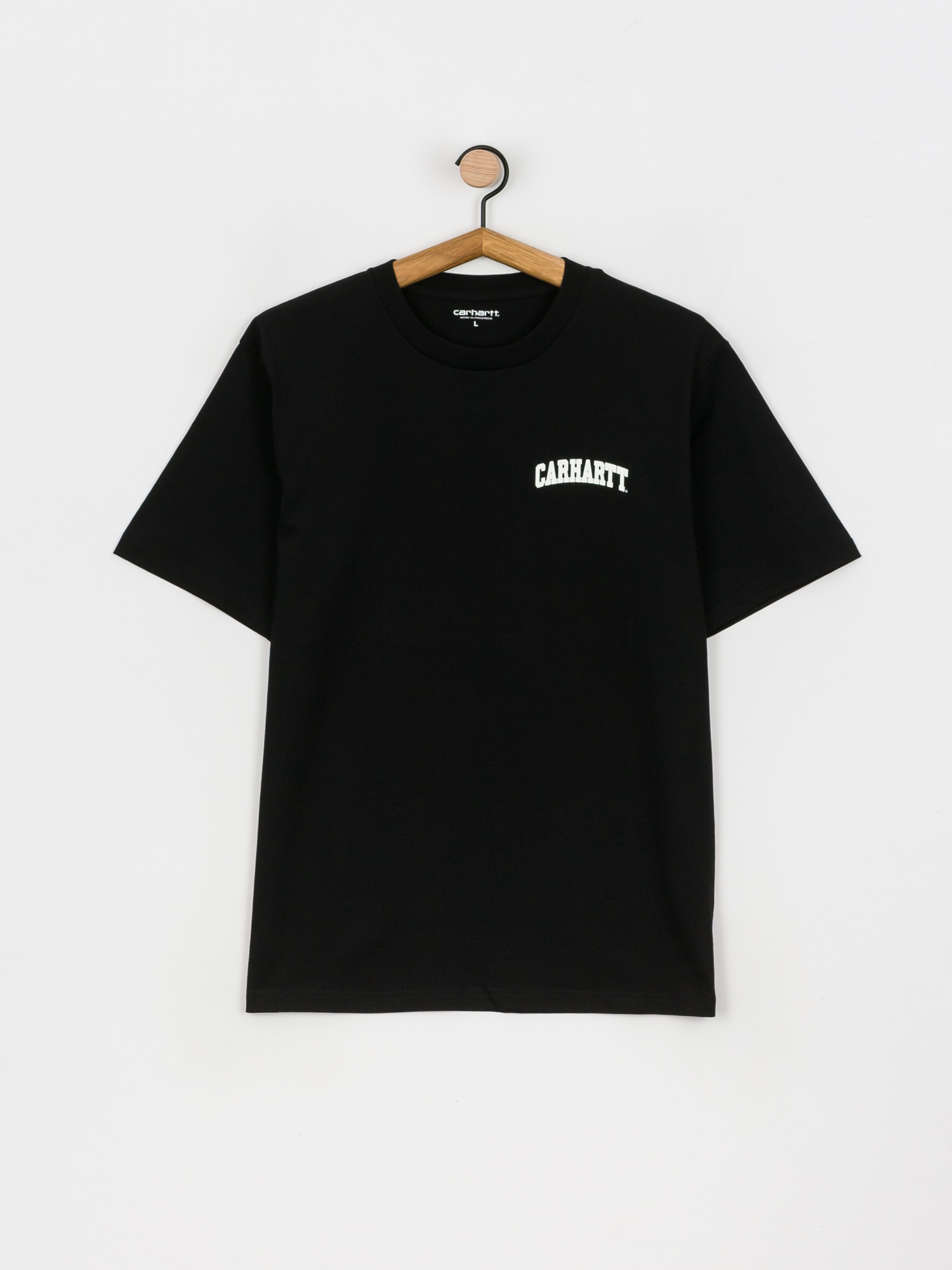 T-shirt Carhartt WIP University Script (black/white)