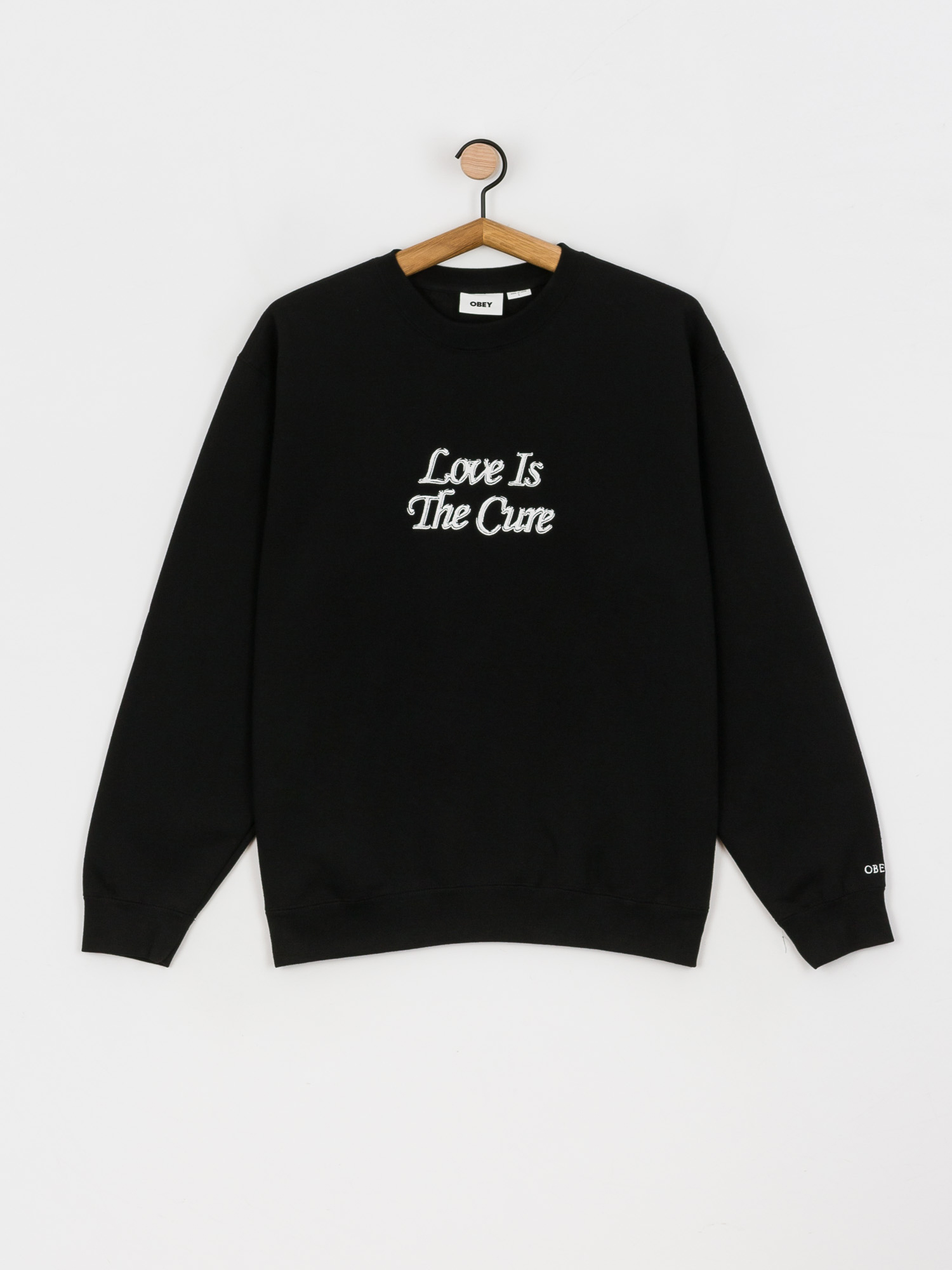 Bluza OBEY Love Is The Cure (black)