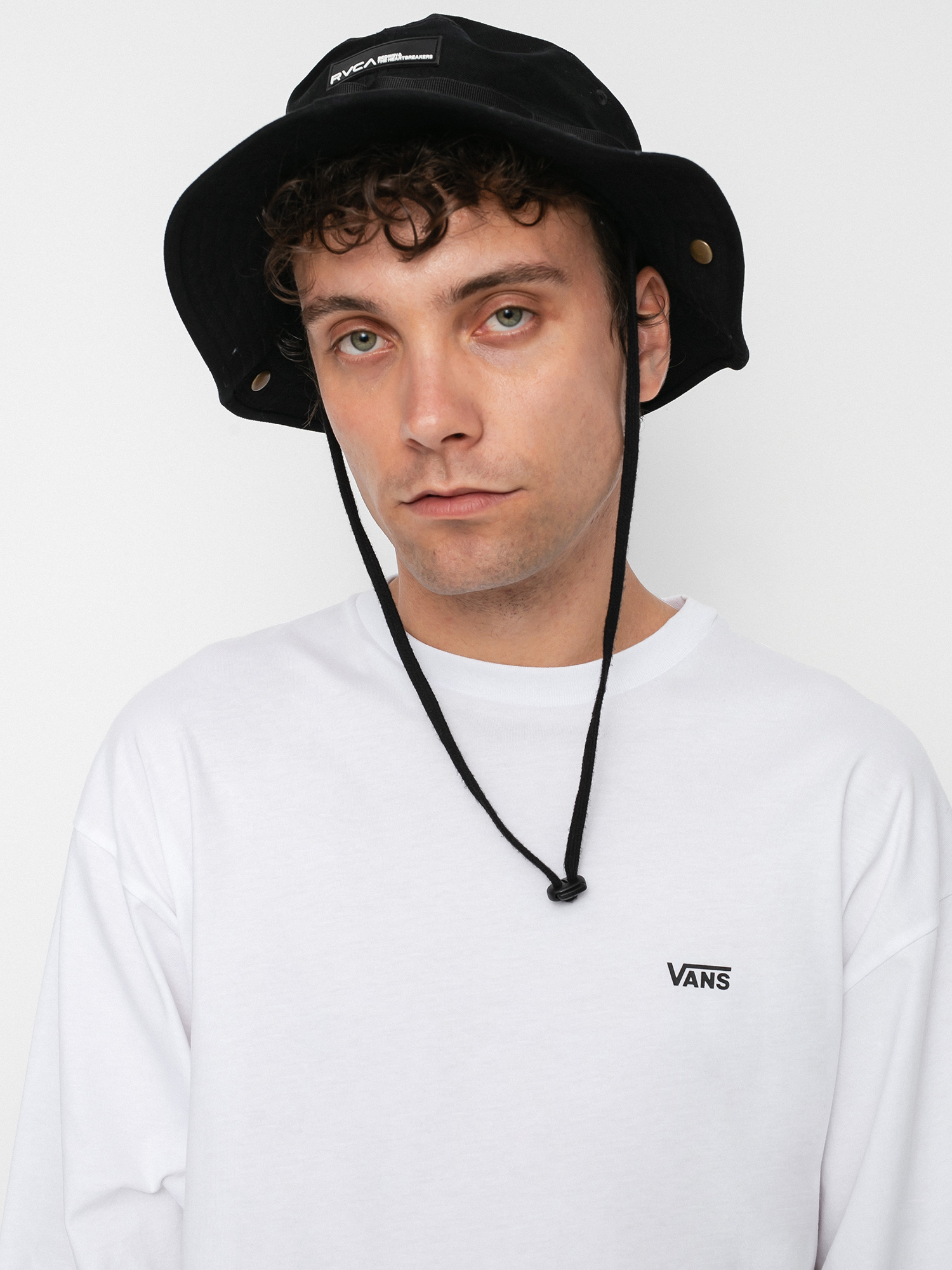 Longsleeve Vans Left Chest Hit (white/black)