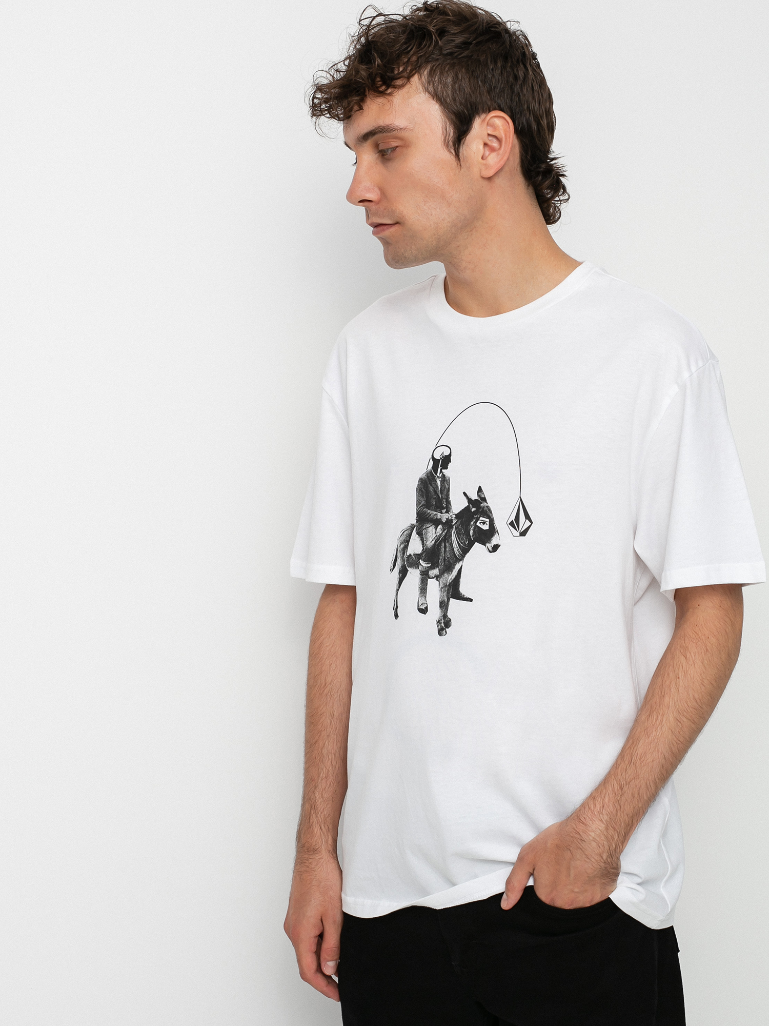 T-shirt Volcom Ass Off Bsc (white)