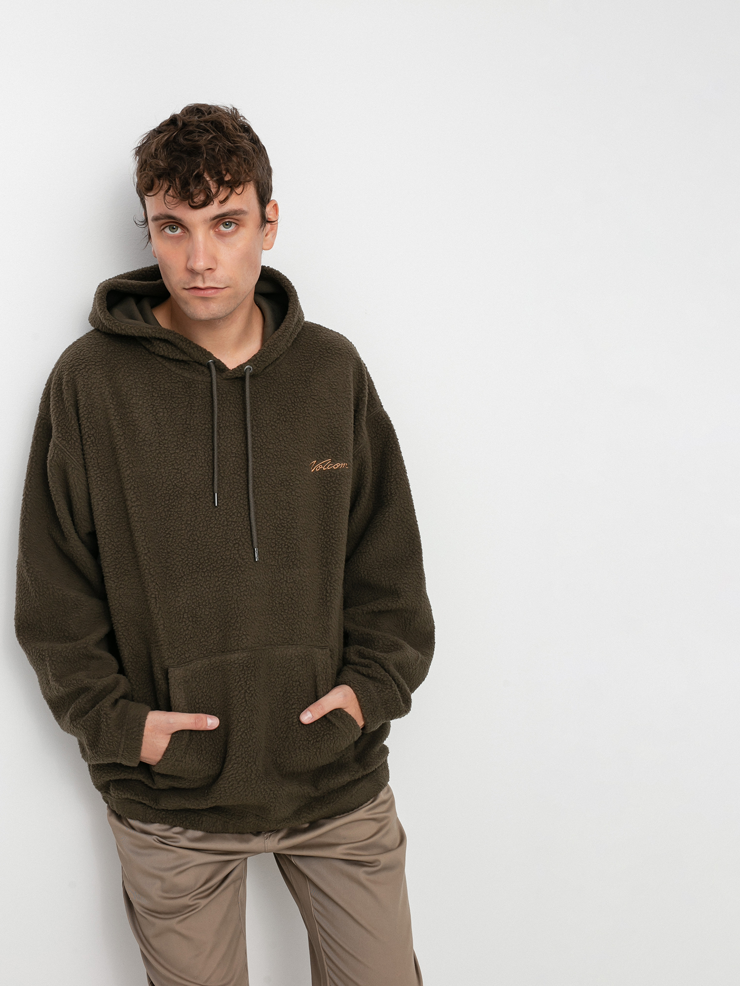 Bluza z kapturem Volcom Throw Exceptions HD (wren)