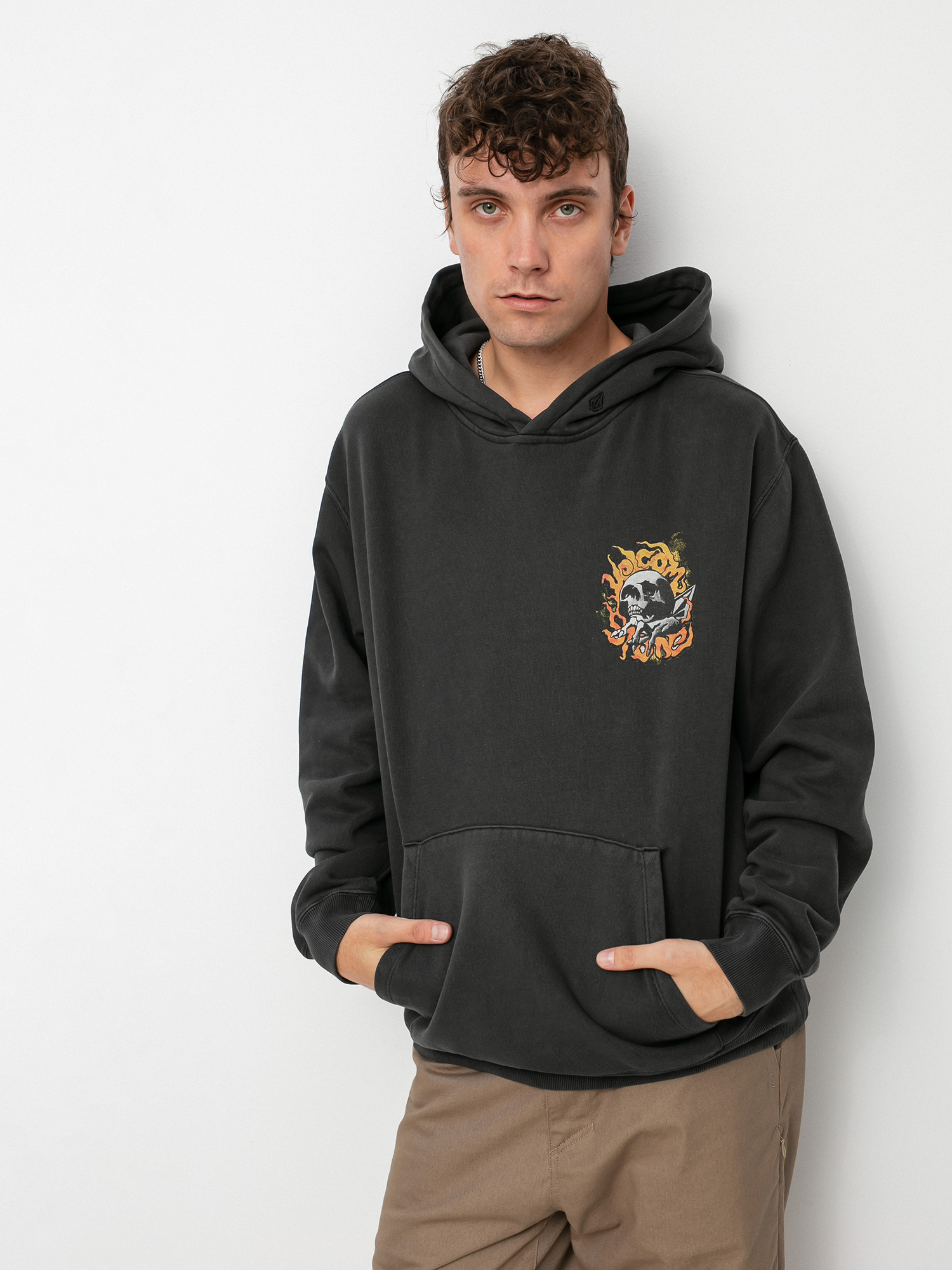Bluza z kapturem Volcom Flowscillator HD (black)