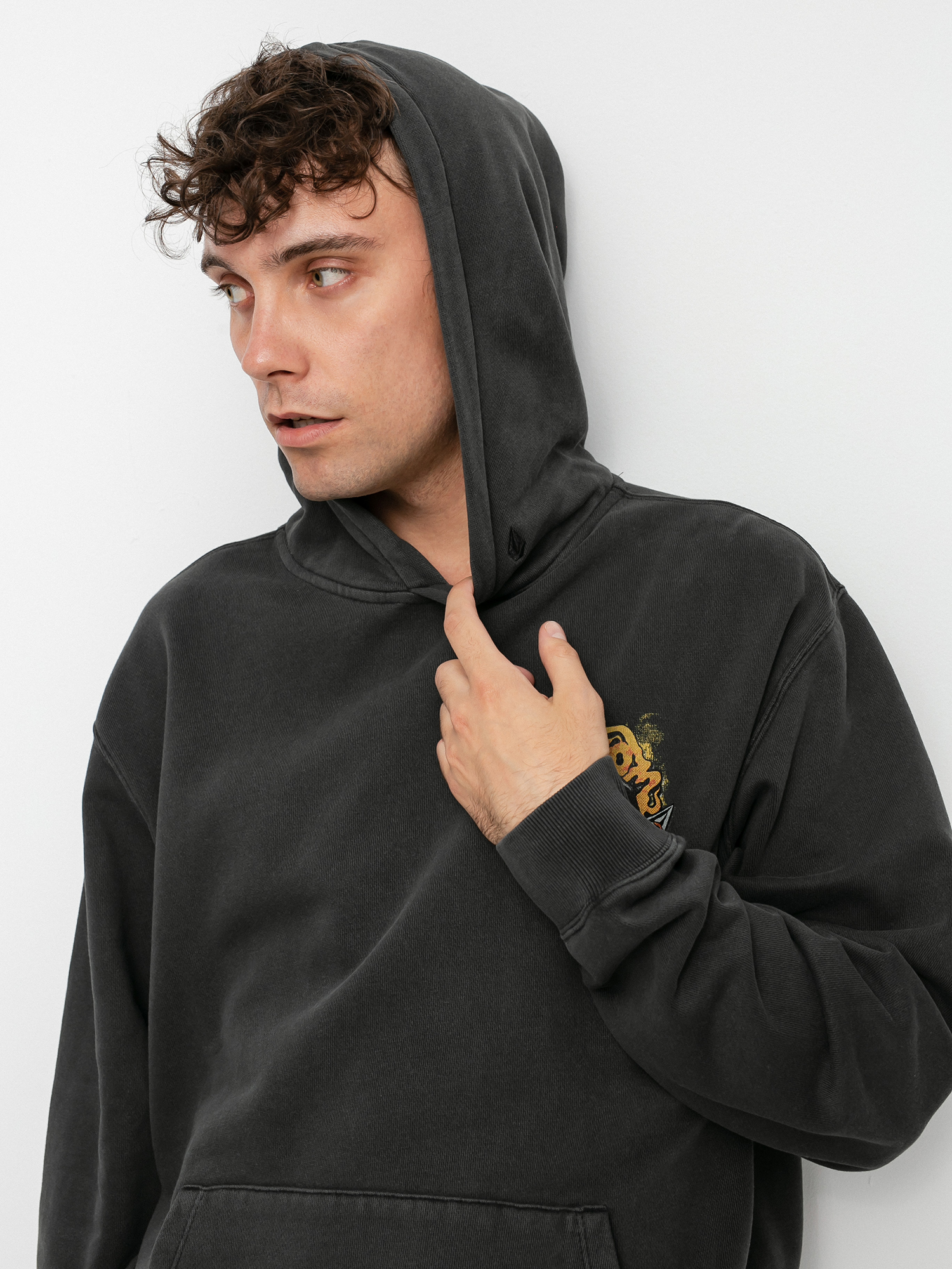 Bluza z kapturem Volcom Flowscillator HD (black)