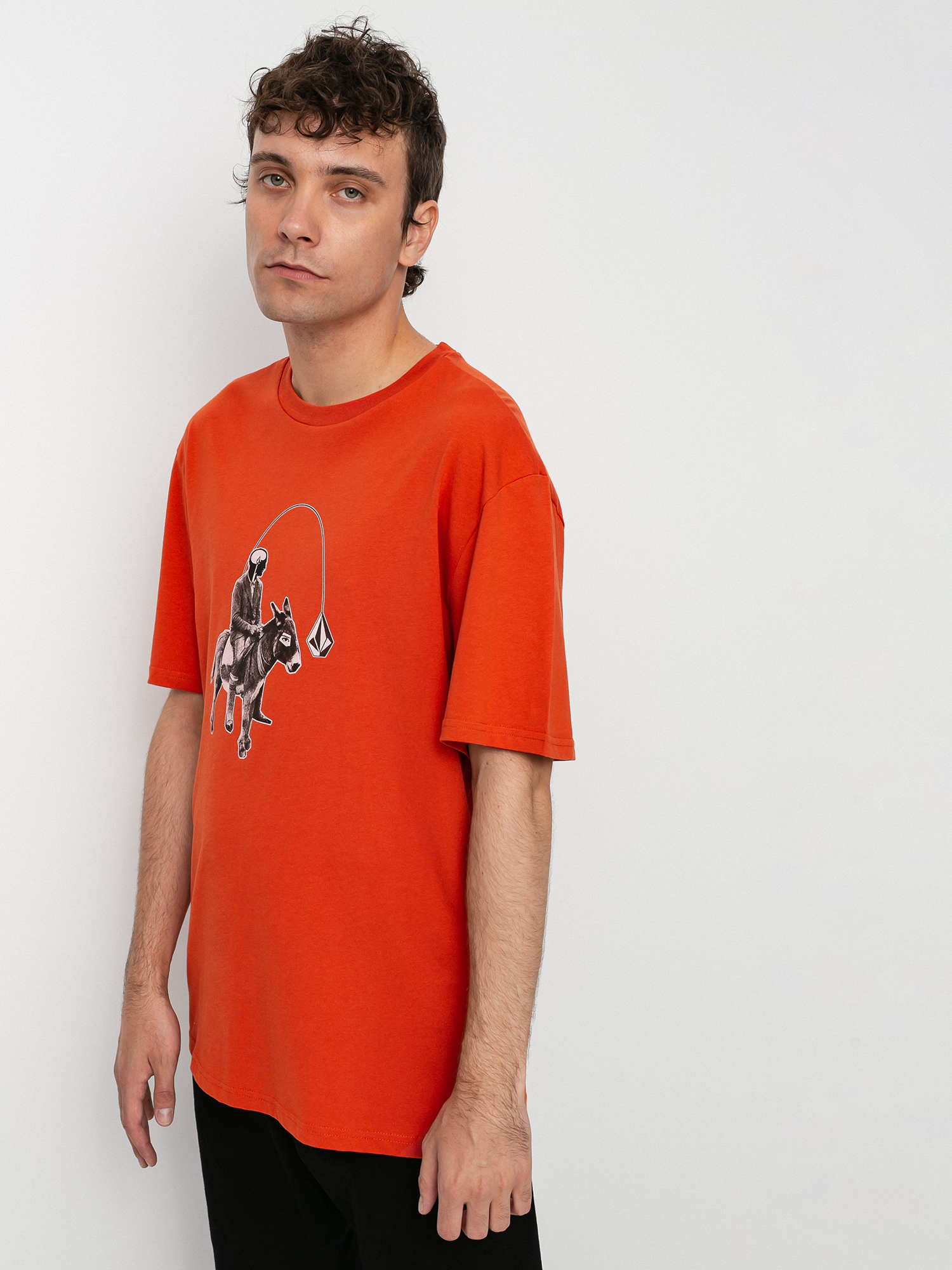 T-shirt Volcom Ass Off Bsc (burnt ochre)