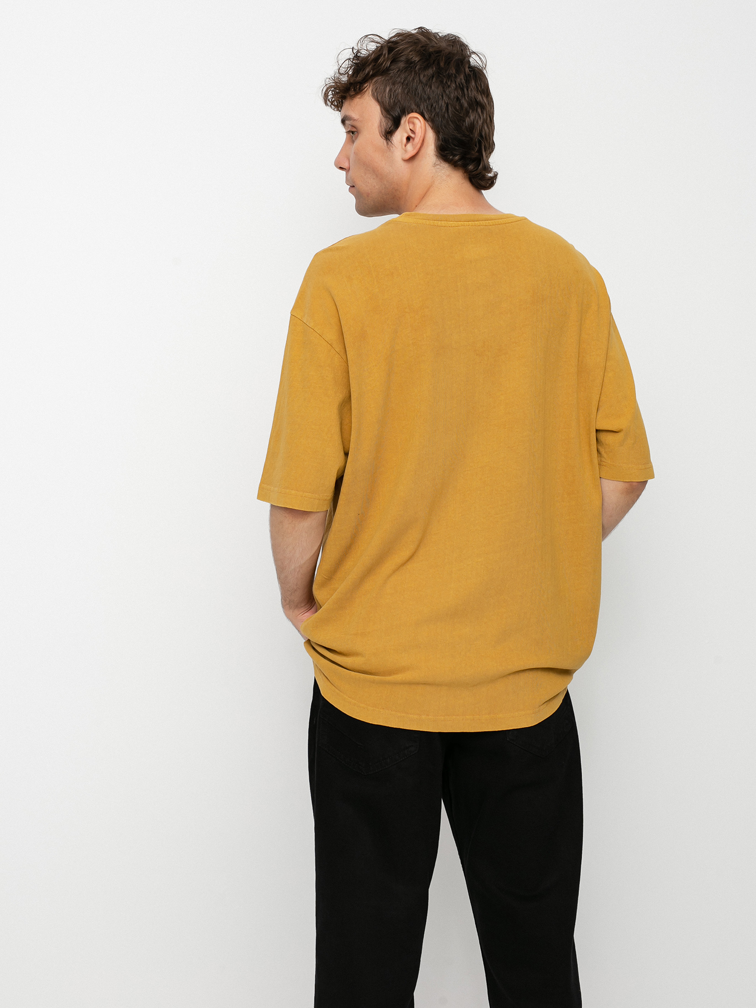 T-shirt Volcom Animoscillator Fa (mustard gold)