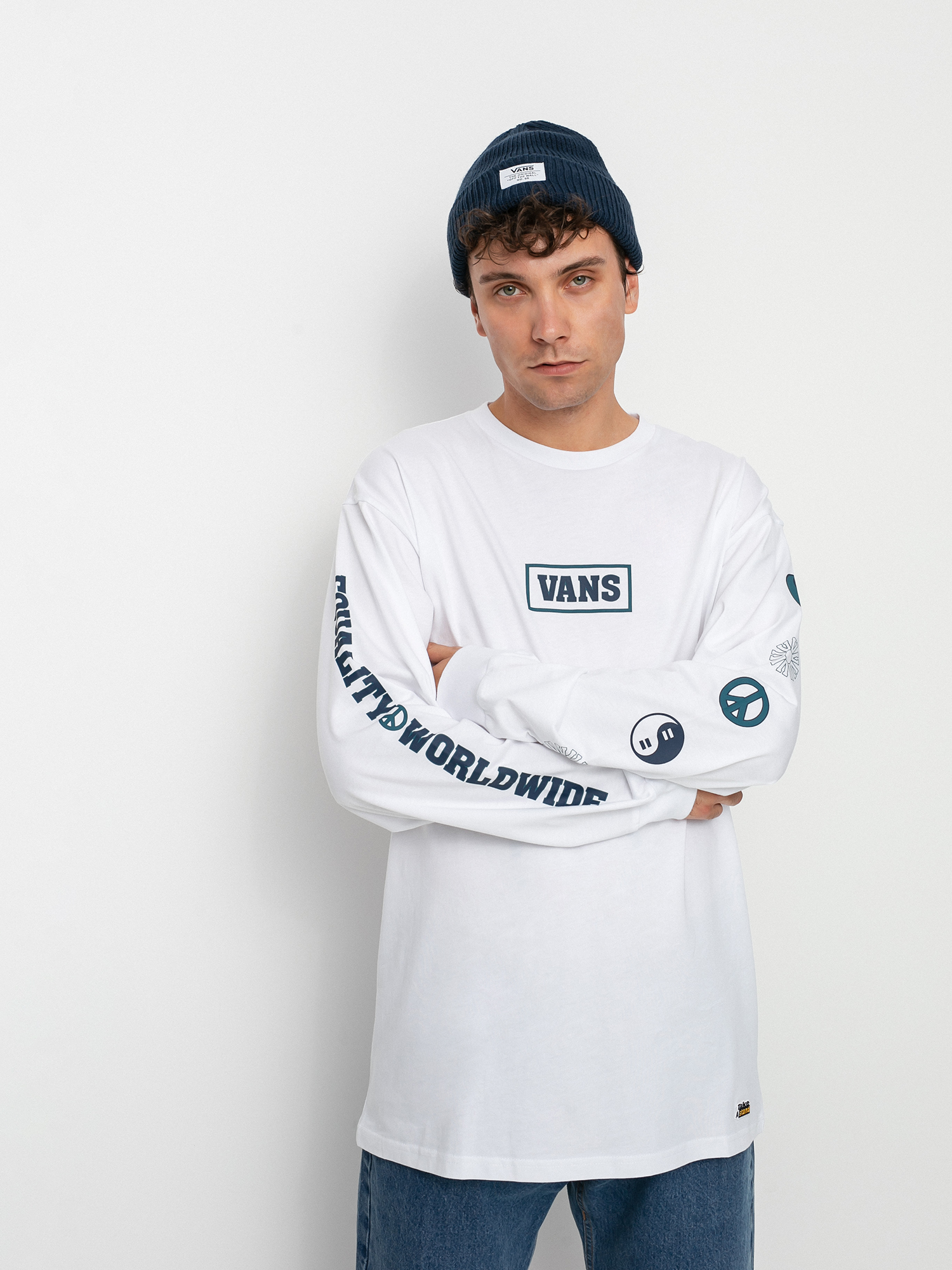 Longsleeve Vans Take A Stand (white)