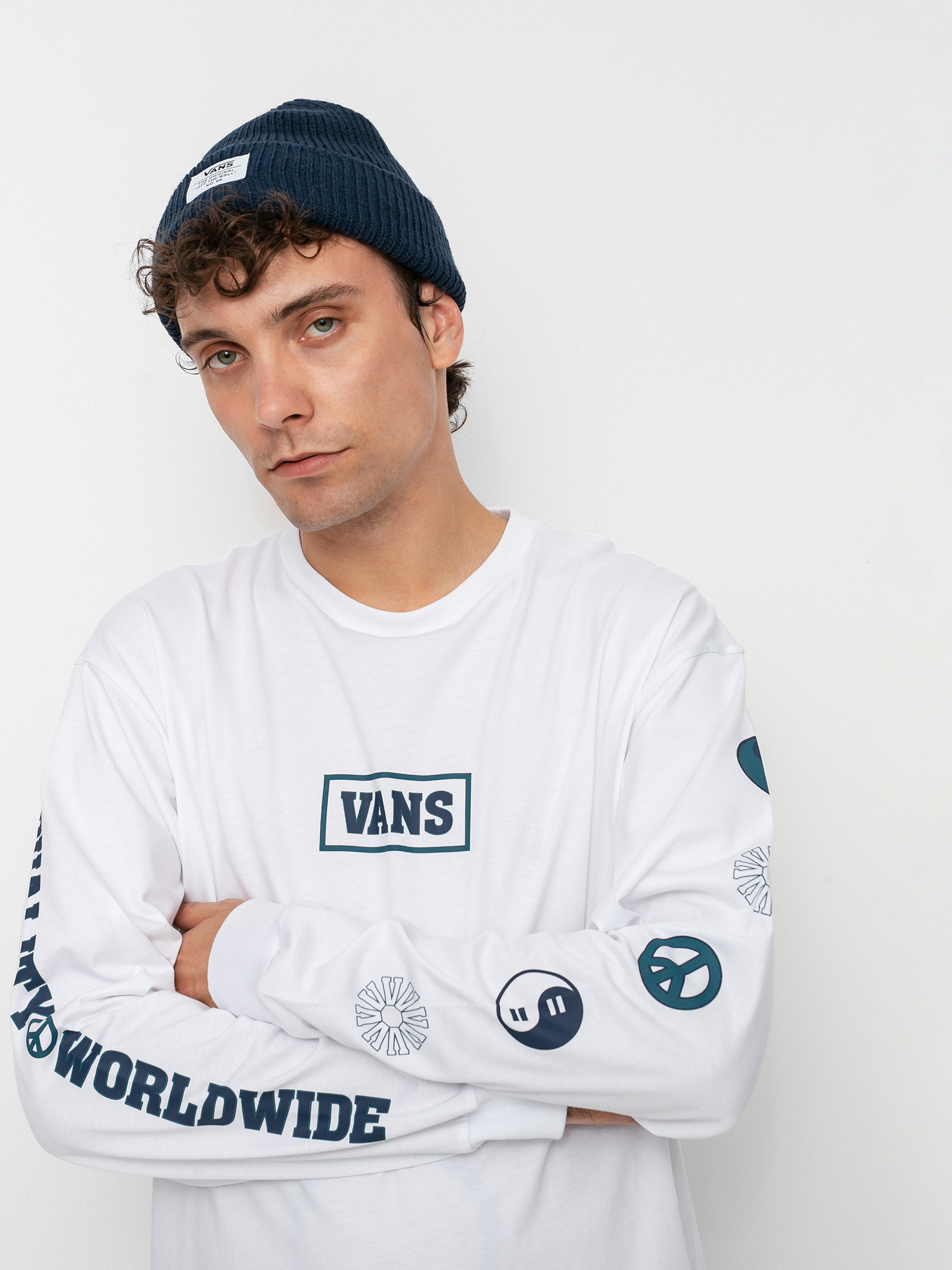 Longsleeve Vans Take A Stand (white)