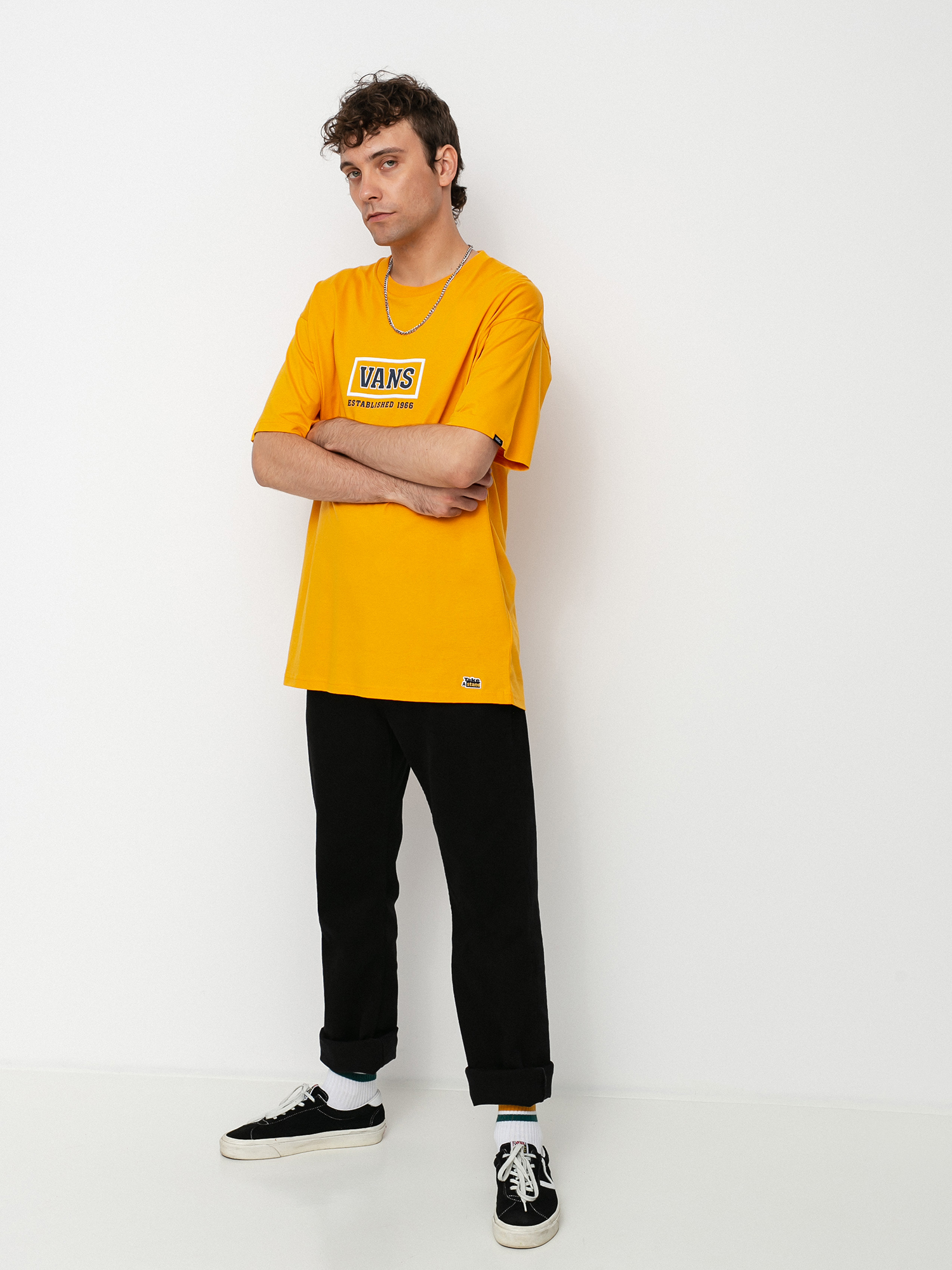 T-shirt Vans Take A Stand Box (golden glow)