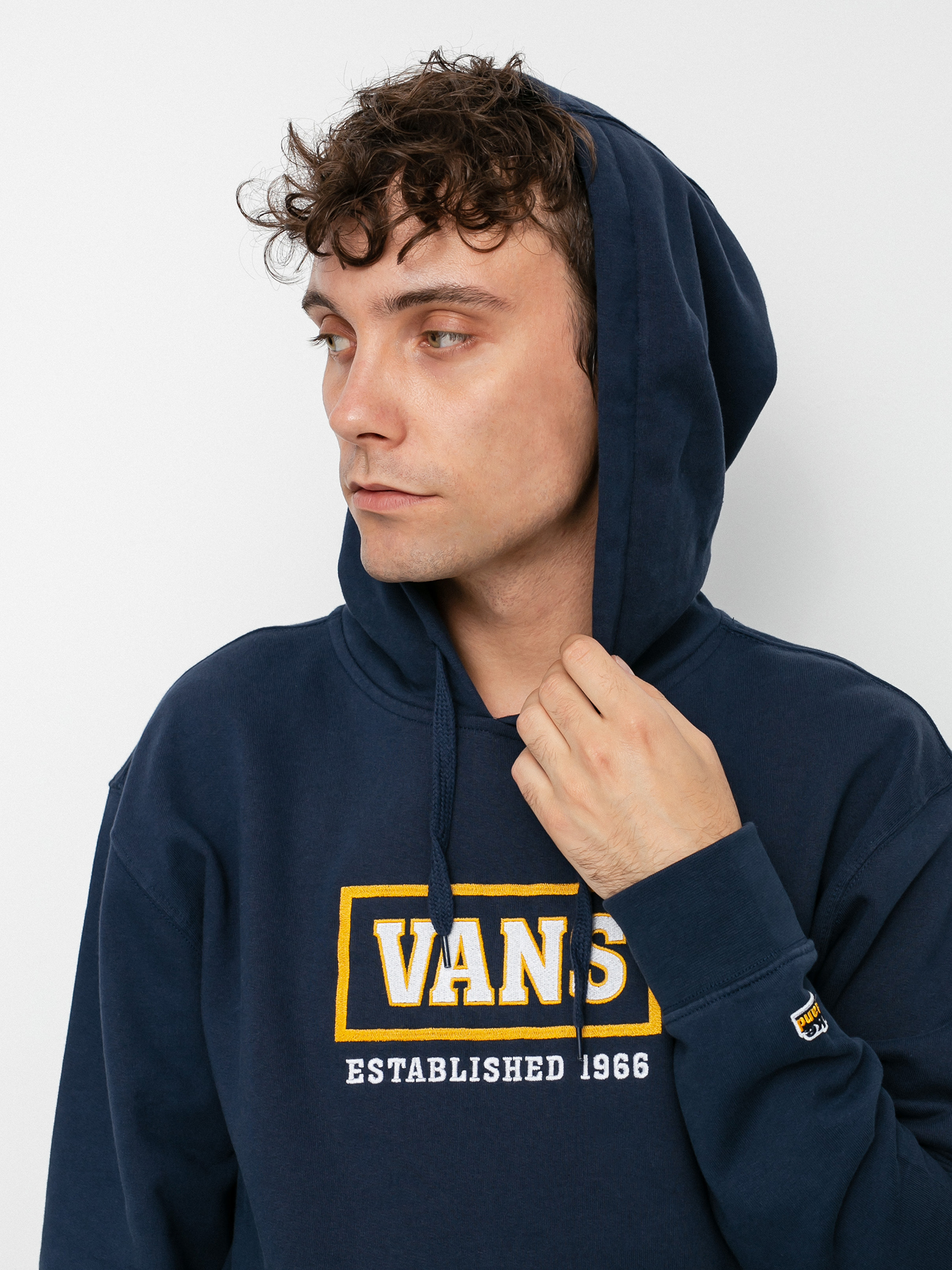 Bluza z kapturem Vans Take A Stand II HD (dress blues)