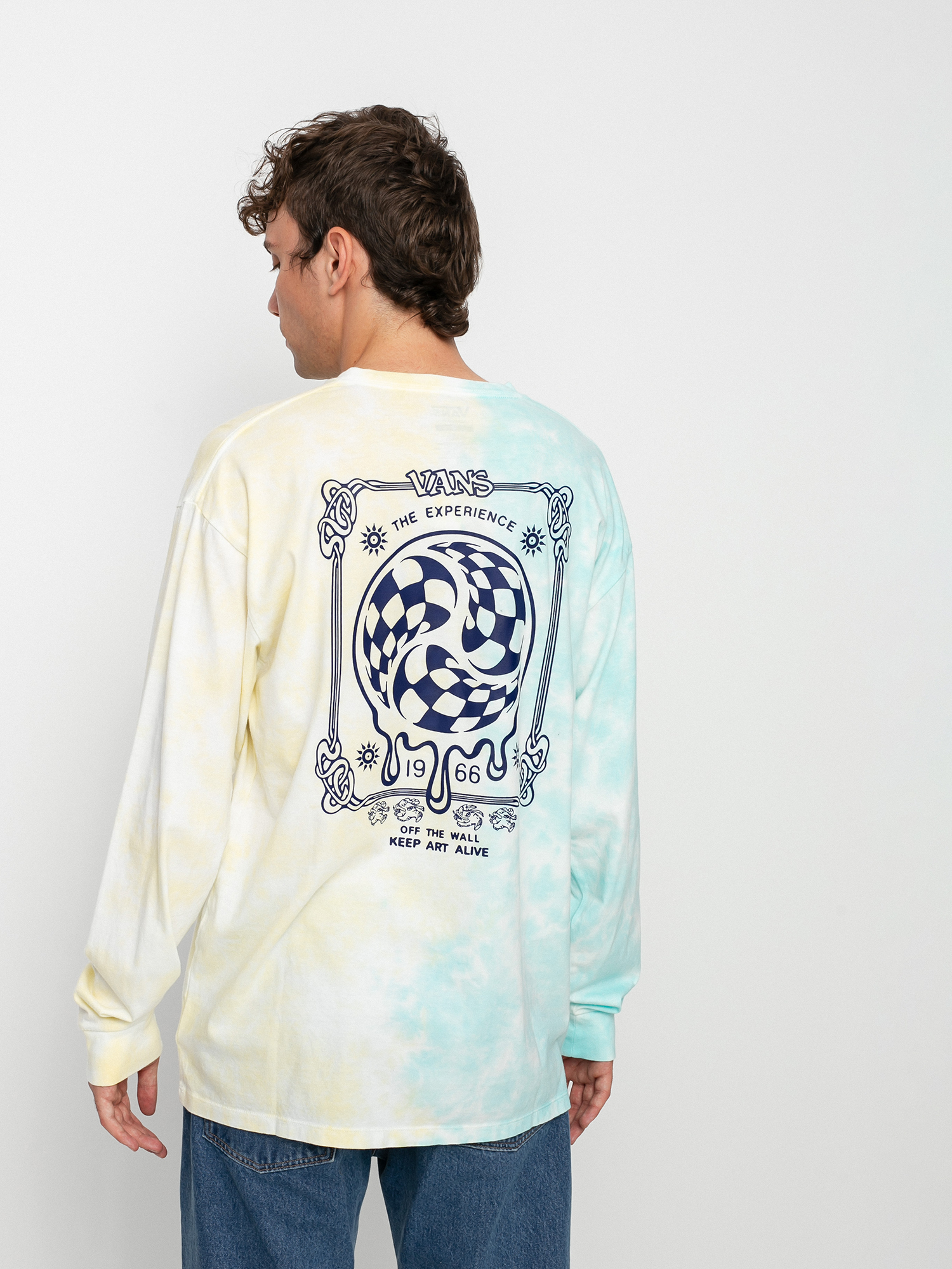 Longsleeve Vans The Vans Experience Tie Dye (porcelngrn/gldnglw/tiedye)