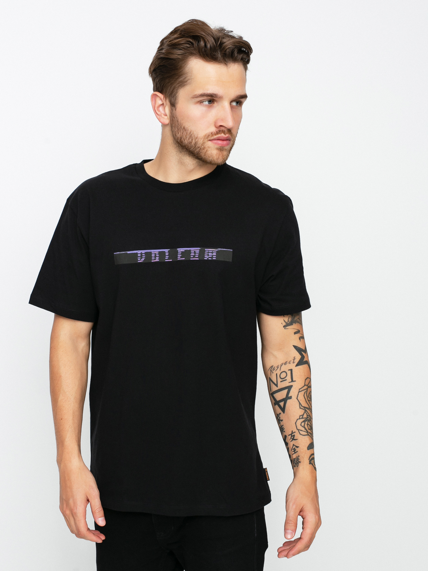 T-shirt Volcom Flowscillator Lse (black)