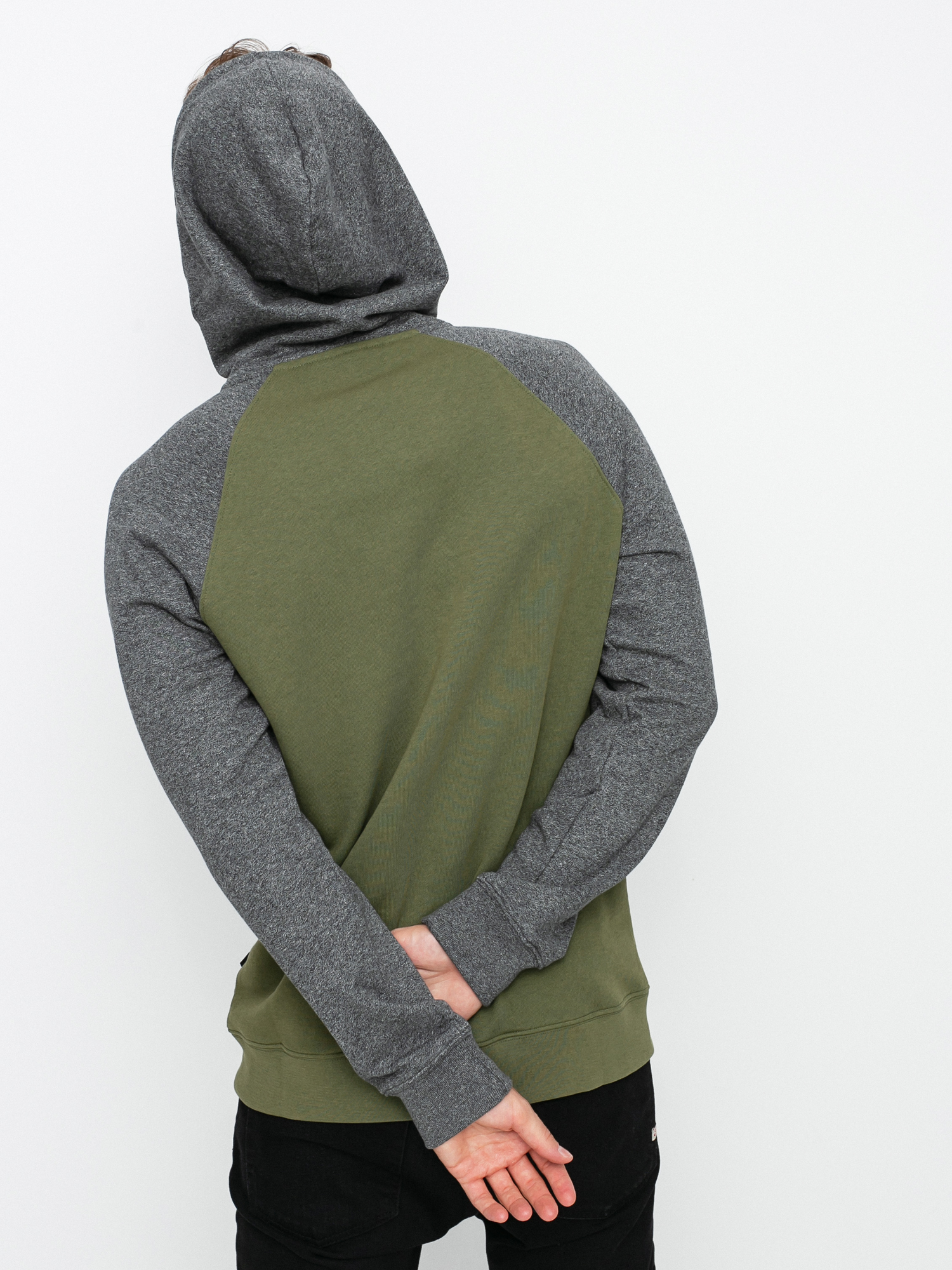 Bluza z kapturem Quiksilver Essentials Raglan ZHD (four leaf clover)