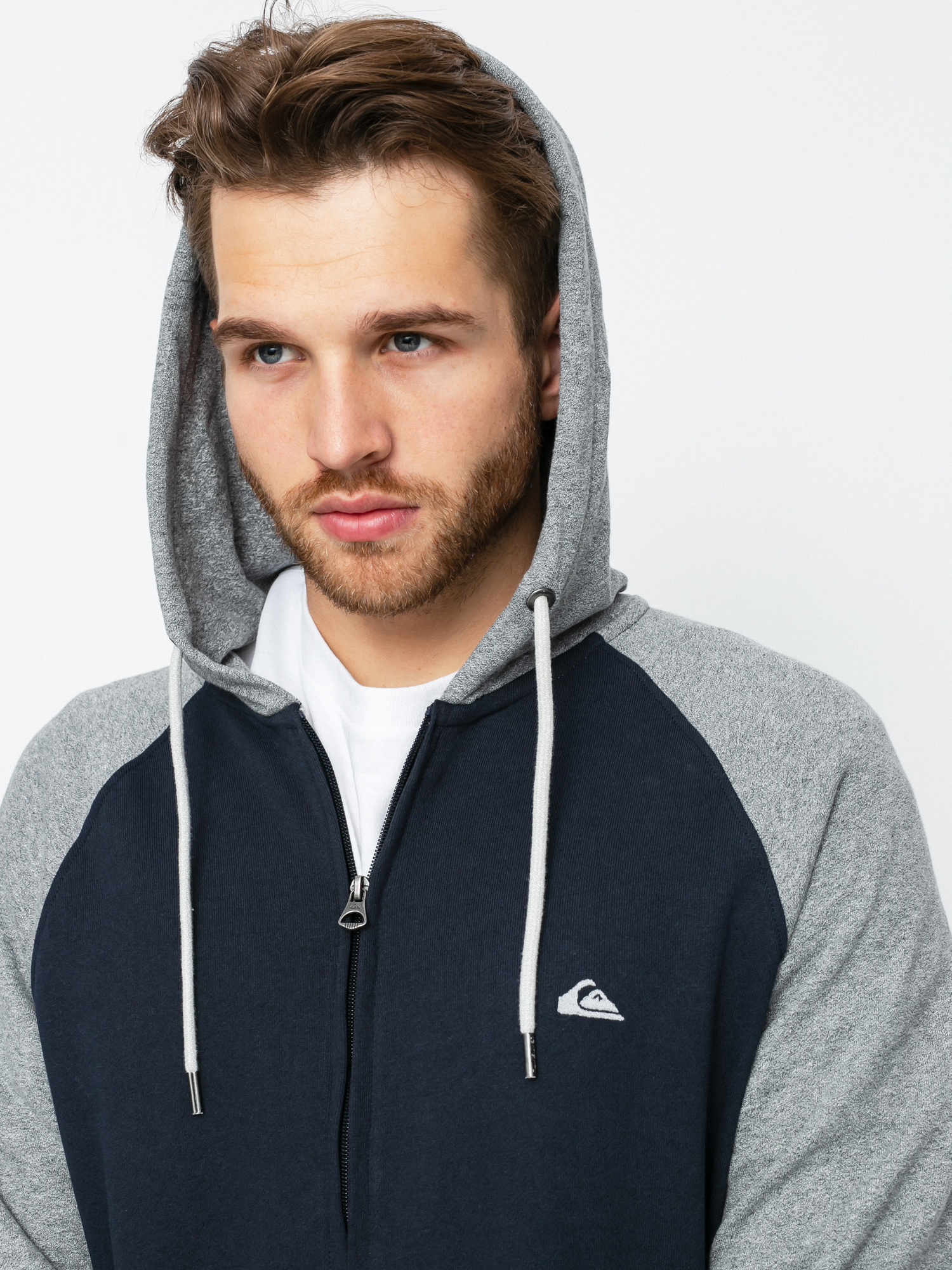 Bluza z kapturem Quiksilver Essentials Raglan ZHD (navy blazer)