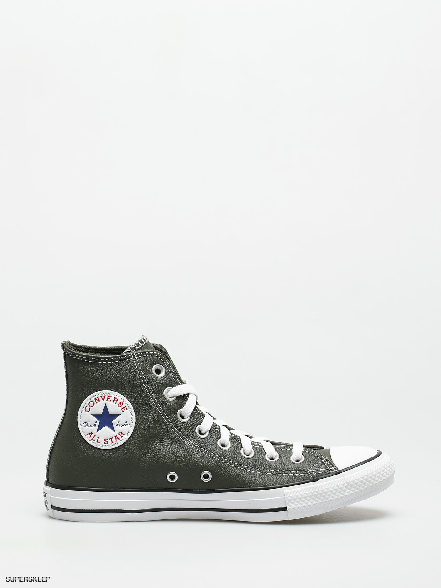 black and silver converse high tops