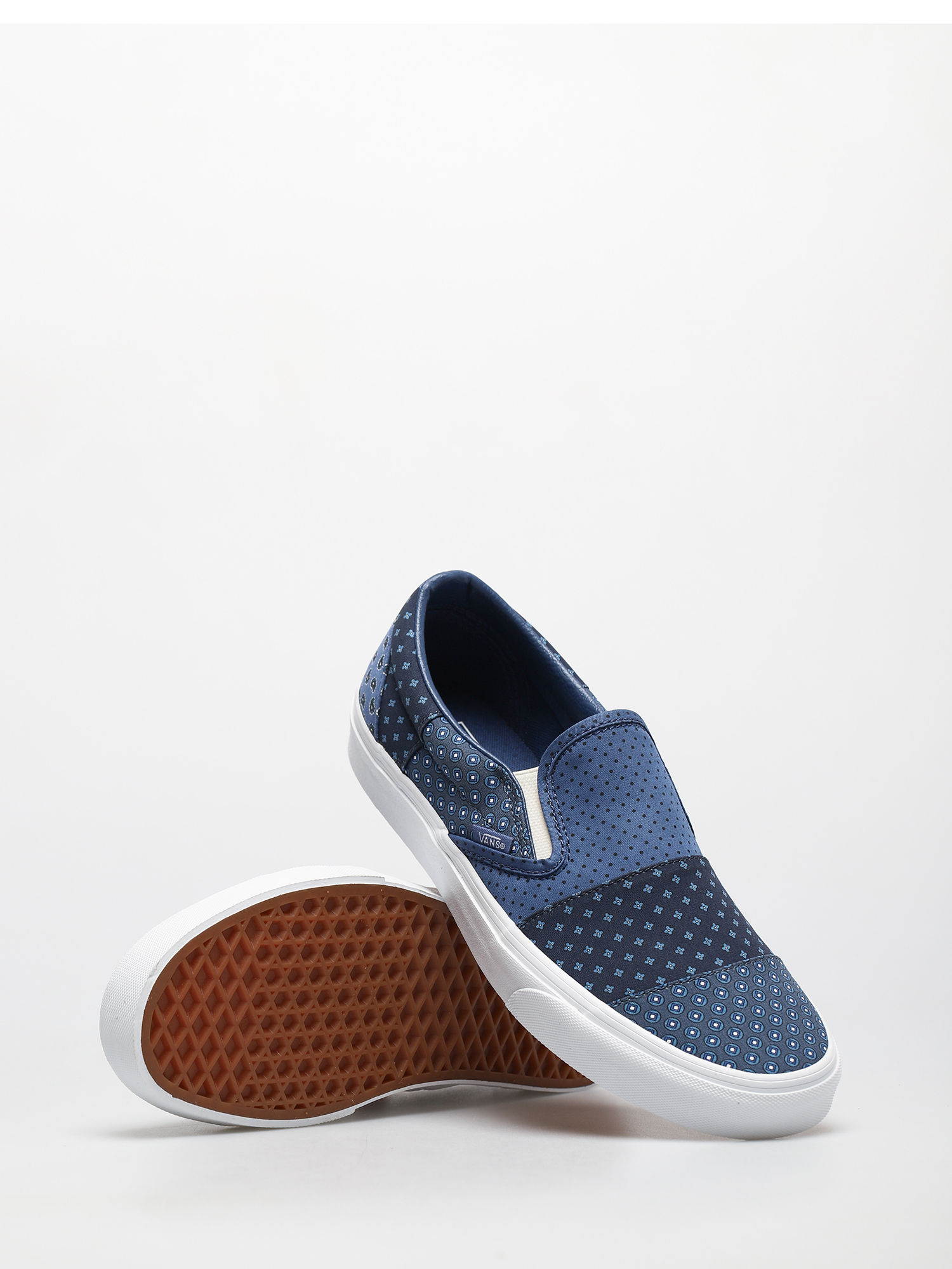 Buty Vans Classic Slip On (tieprntptchwk/trnvytrwht)