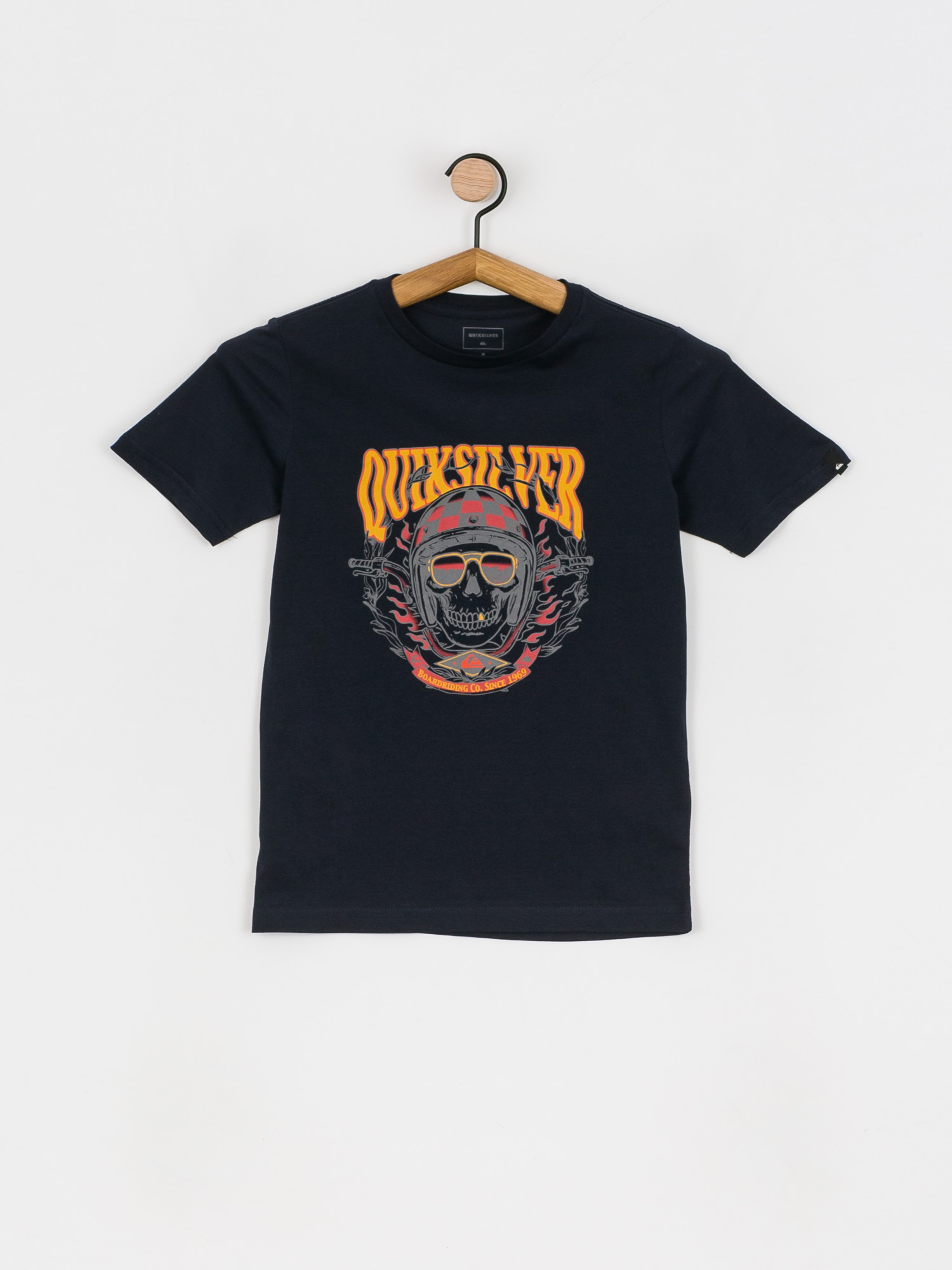 T-shirt Quiksilver Biker Skull JR (navy blazer)