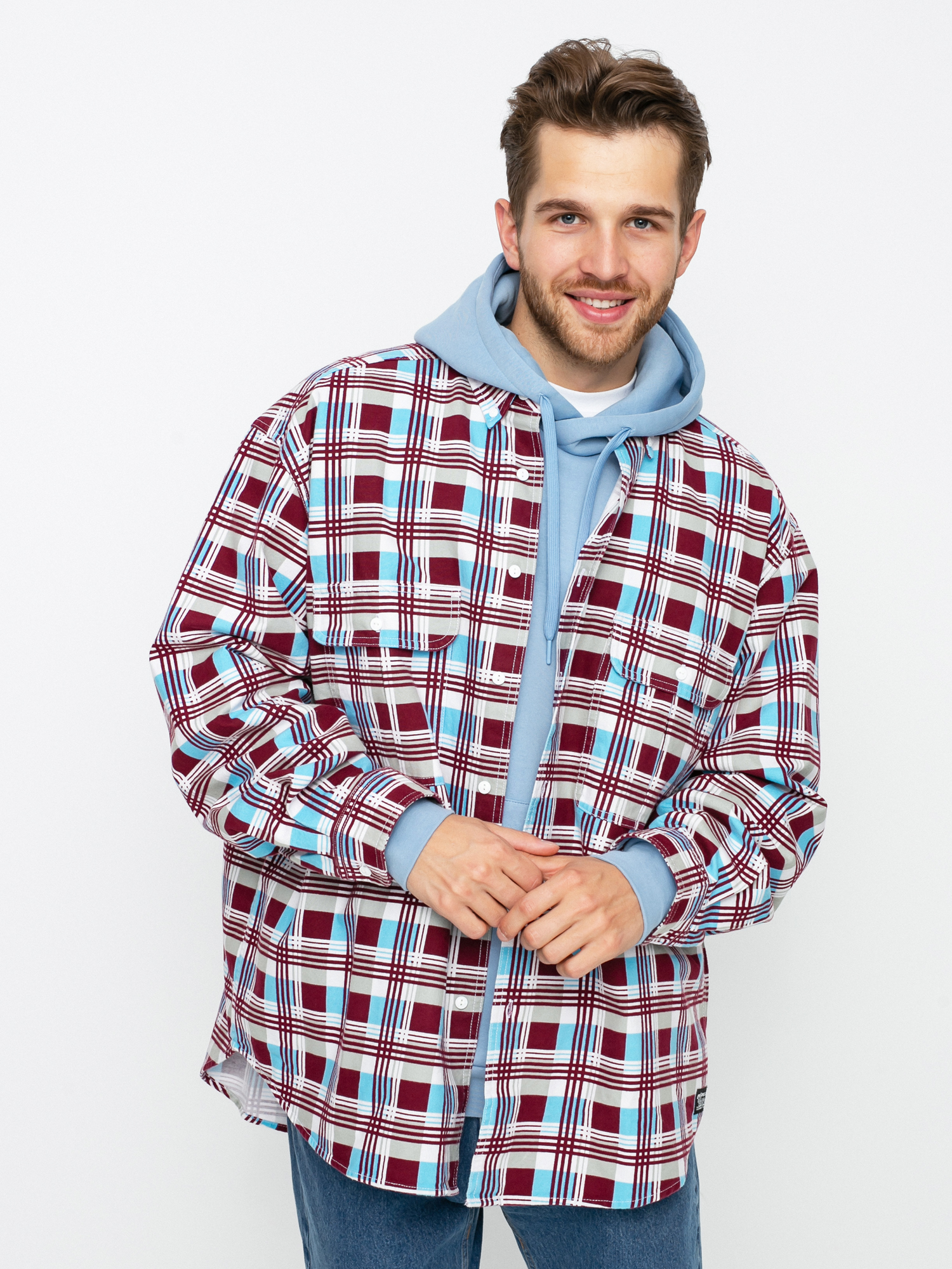 Koszula Levi's® Woven Printed (burgundy blue)