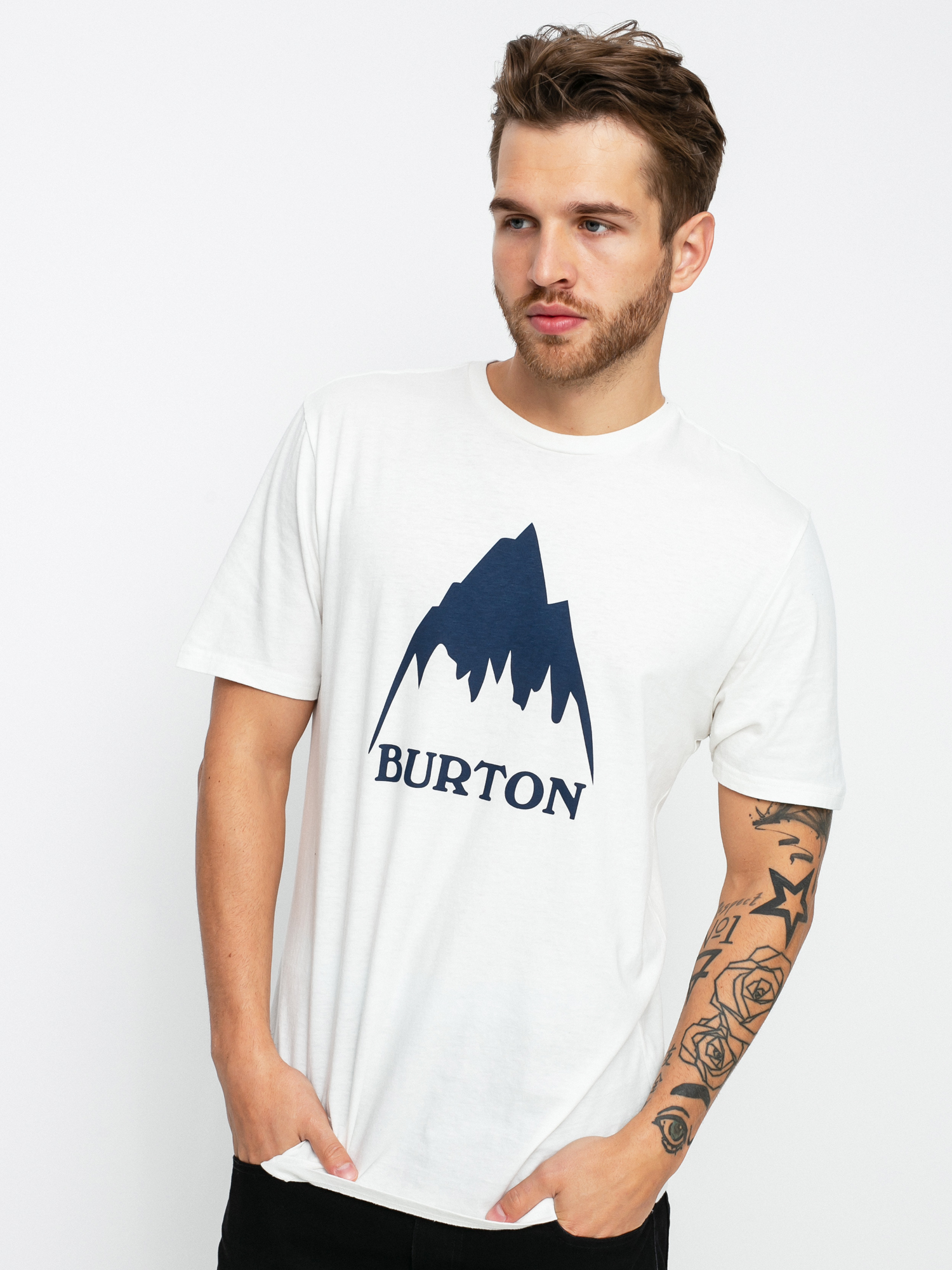 T-shirt Burton Classic Mountain High (stout white)