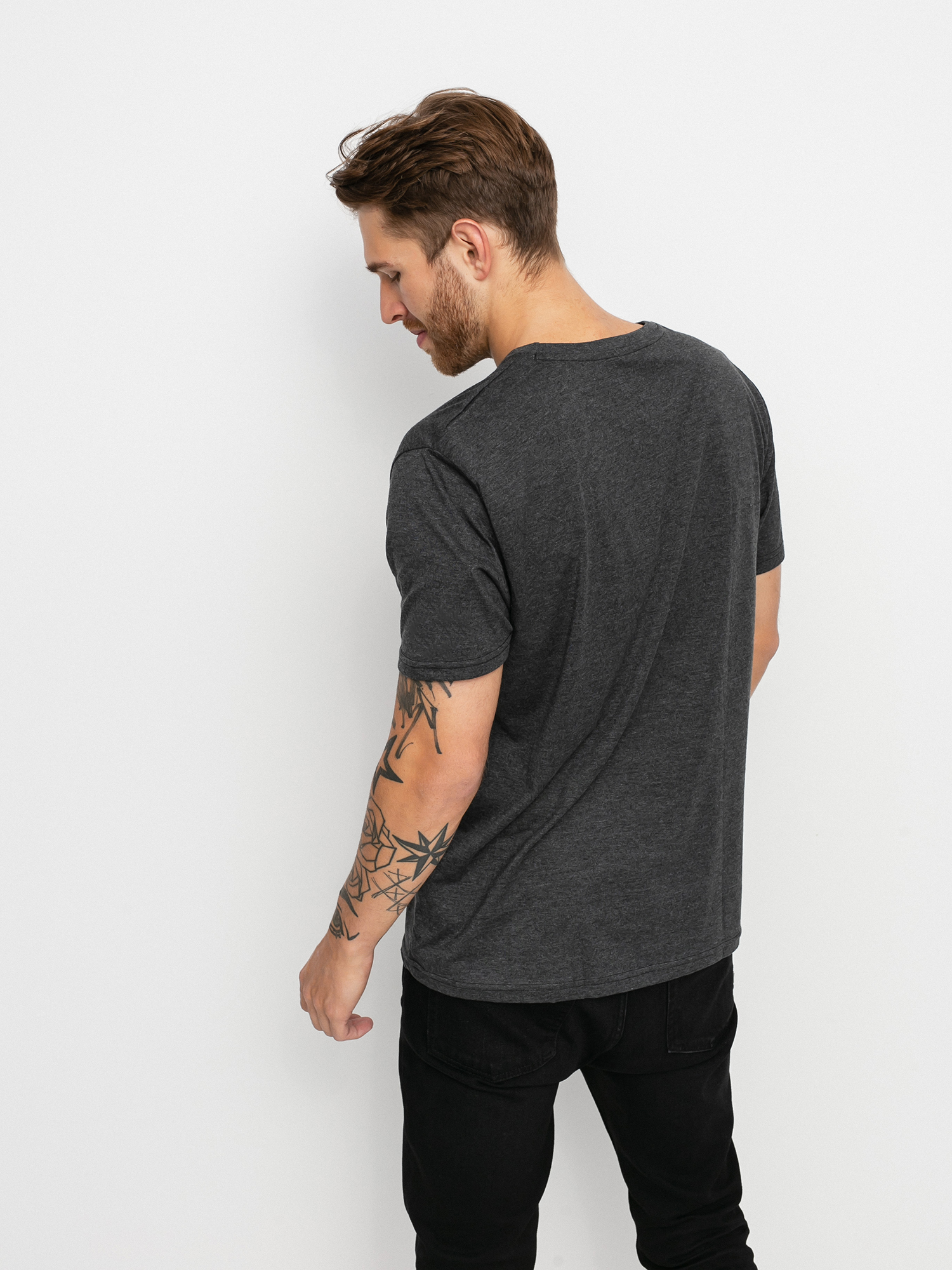 T-shirt Volcom Rim Stone Hth (heather black)