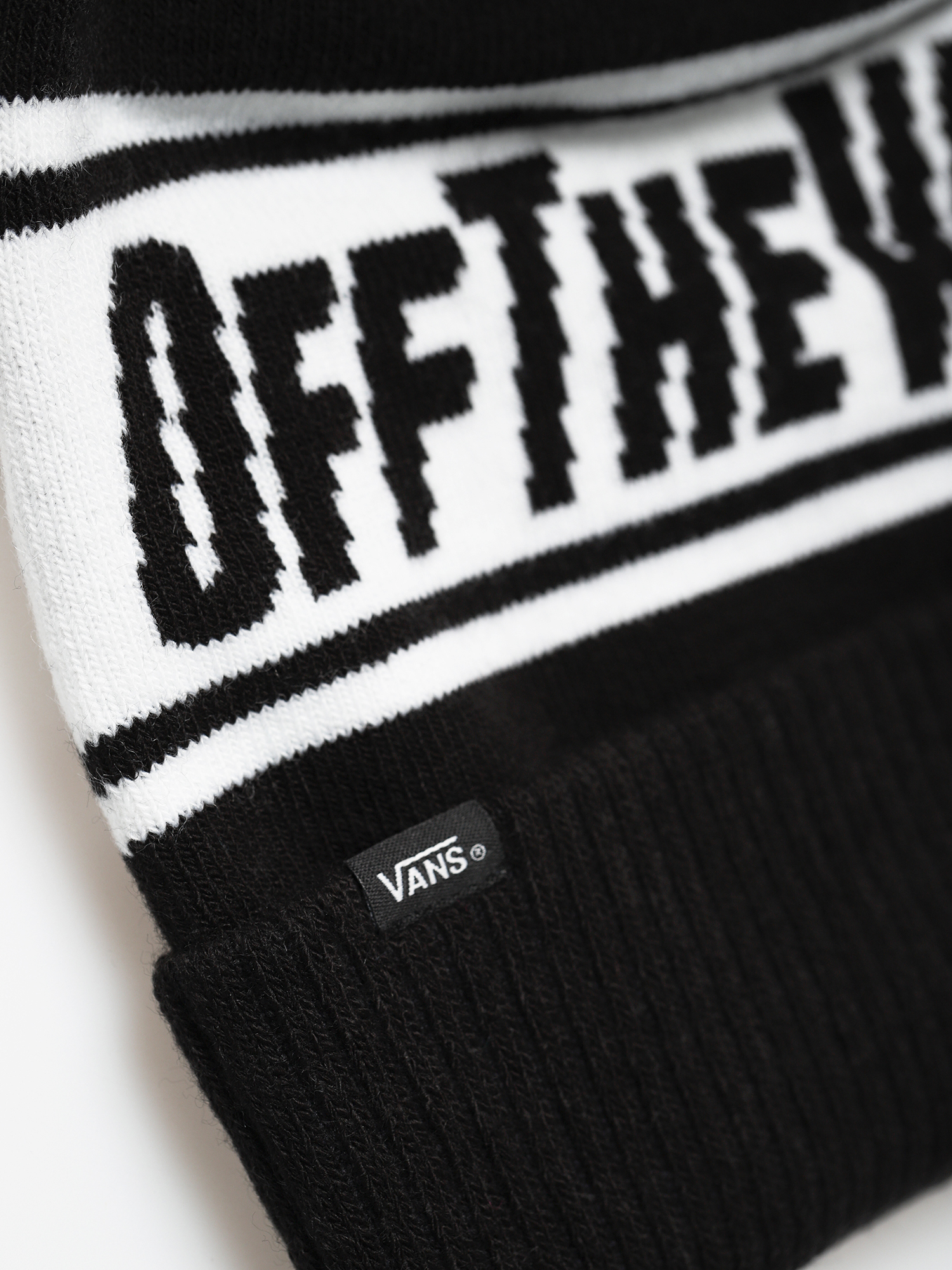 Czapka zimowa Vans Off The Wall Pom (black/white)