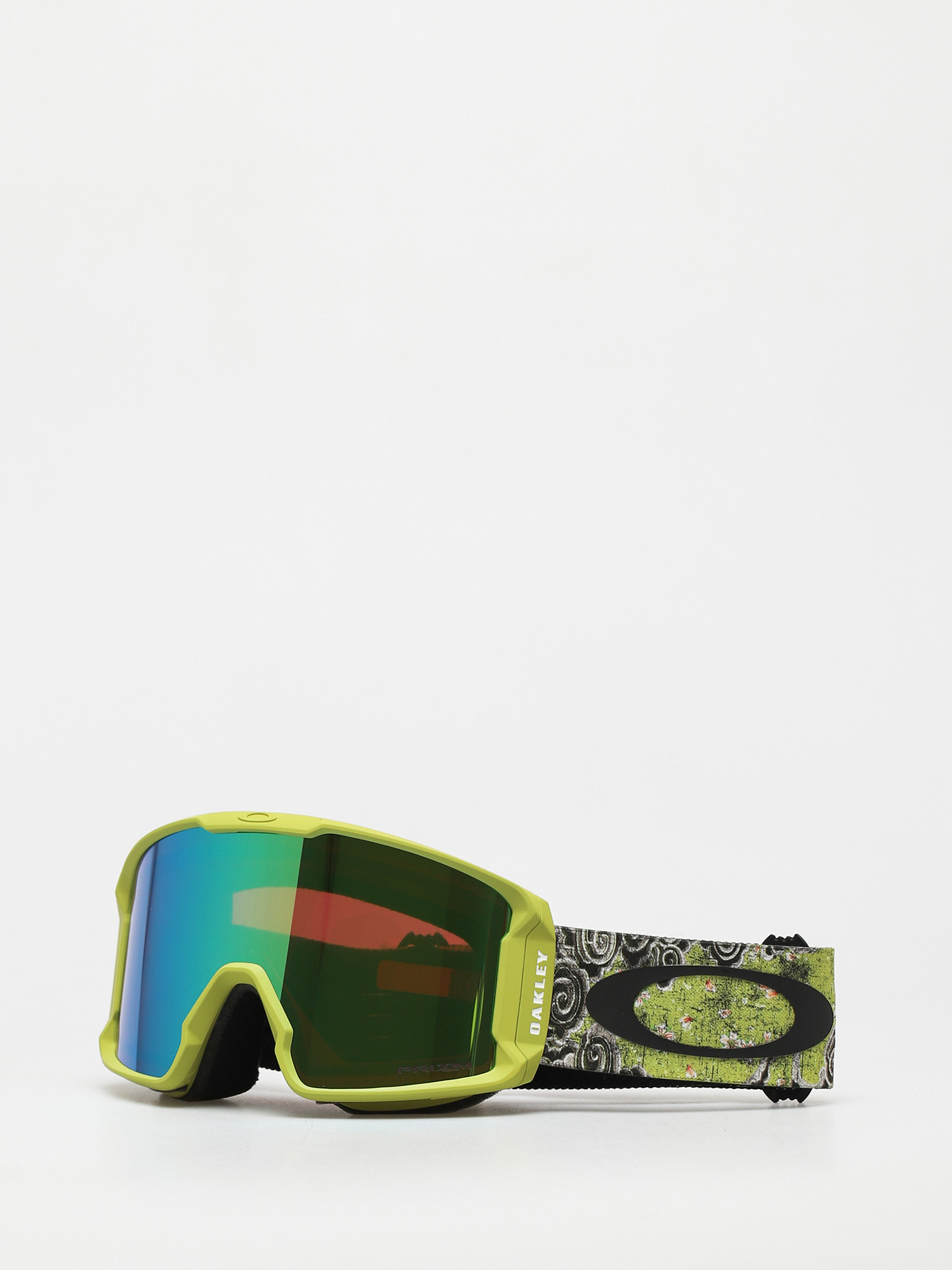 Gogle Oakley Line Miner L (kazu sig green floral/prizm snow jade)