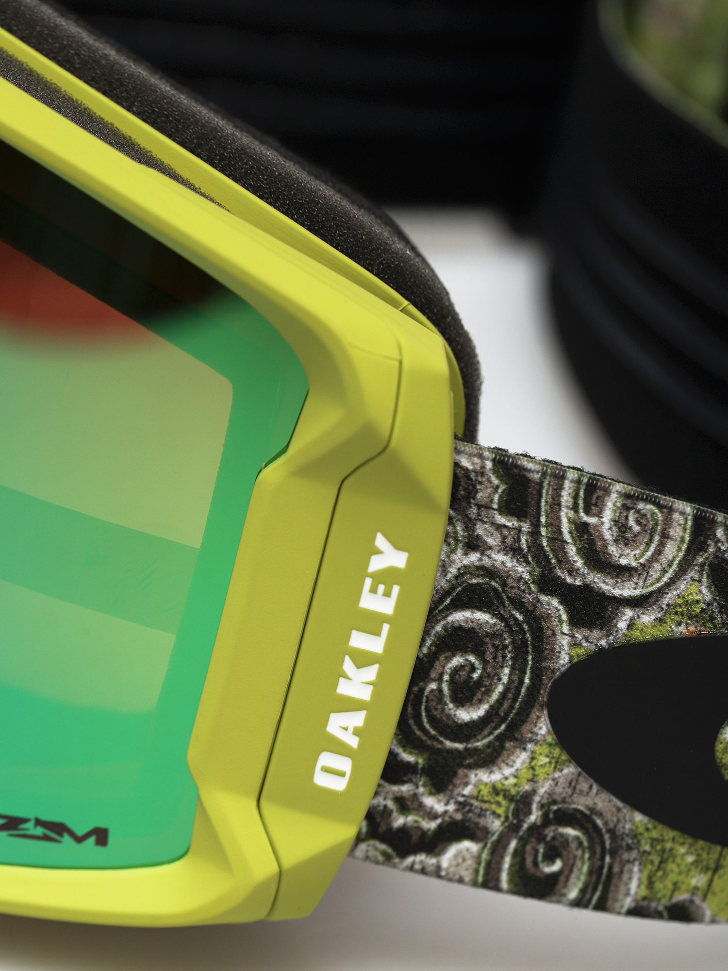 Gogle Oakley Line Miner L (kazu sig green floral/prizm snow jade)