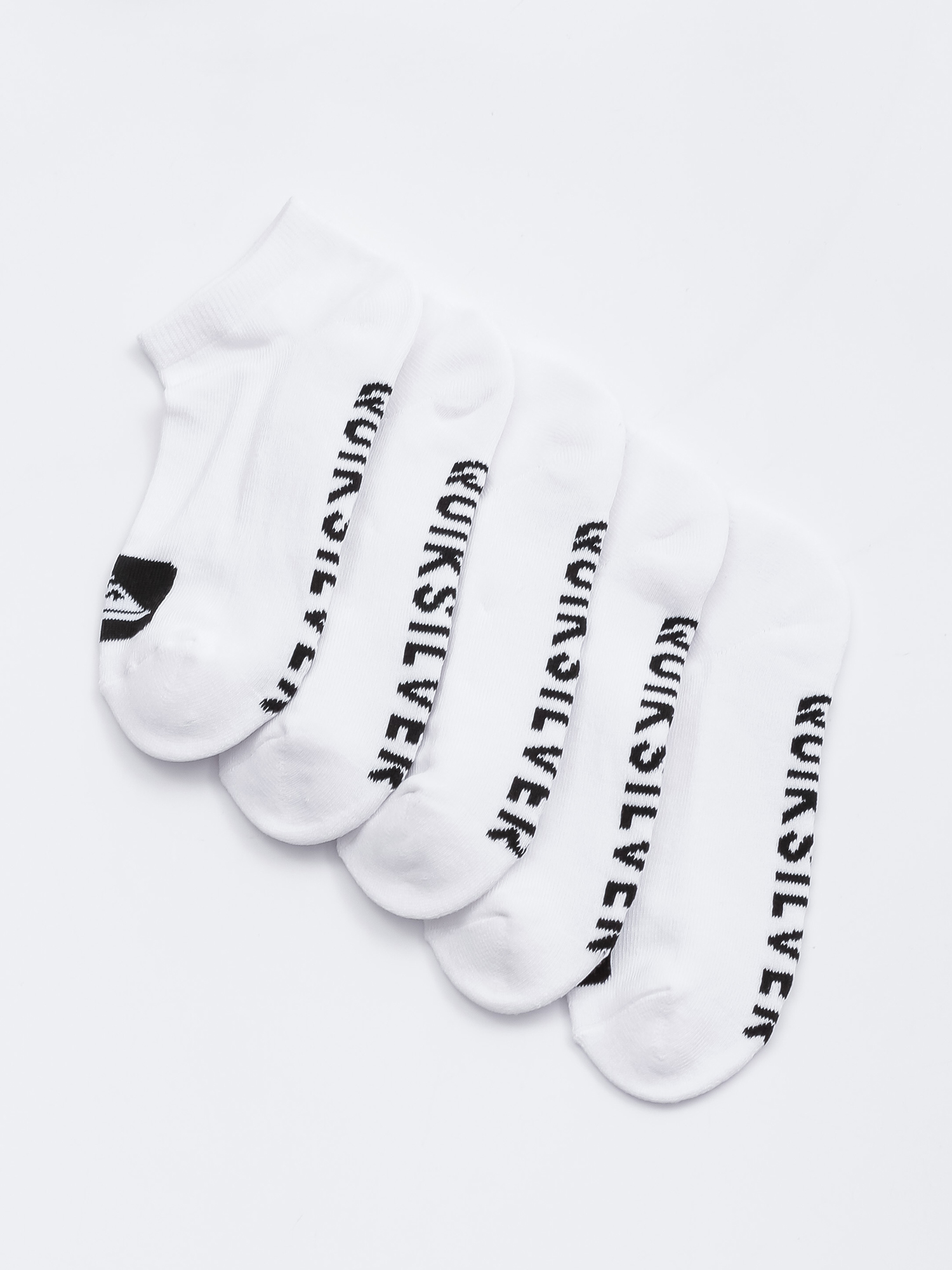 Skarpetki Quiksilver 5 Ankle Pack (white)