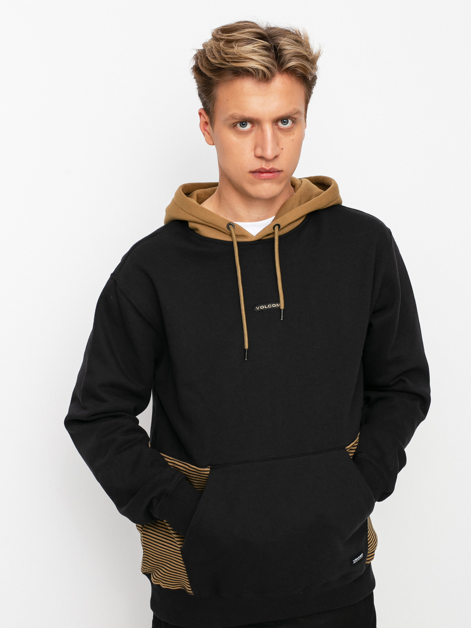 Bluza z kapturem Volcom Forzee HD (black combo)