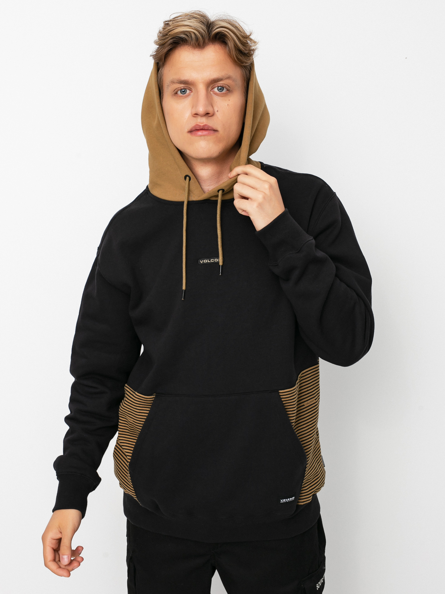 Bluza z kapturem Volcom Forzee HD (black combo)