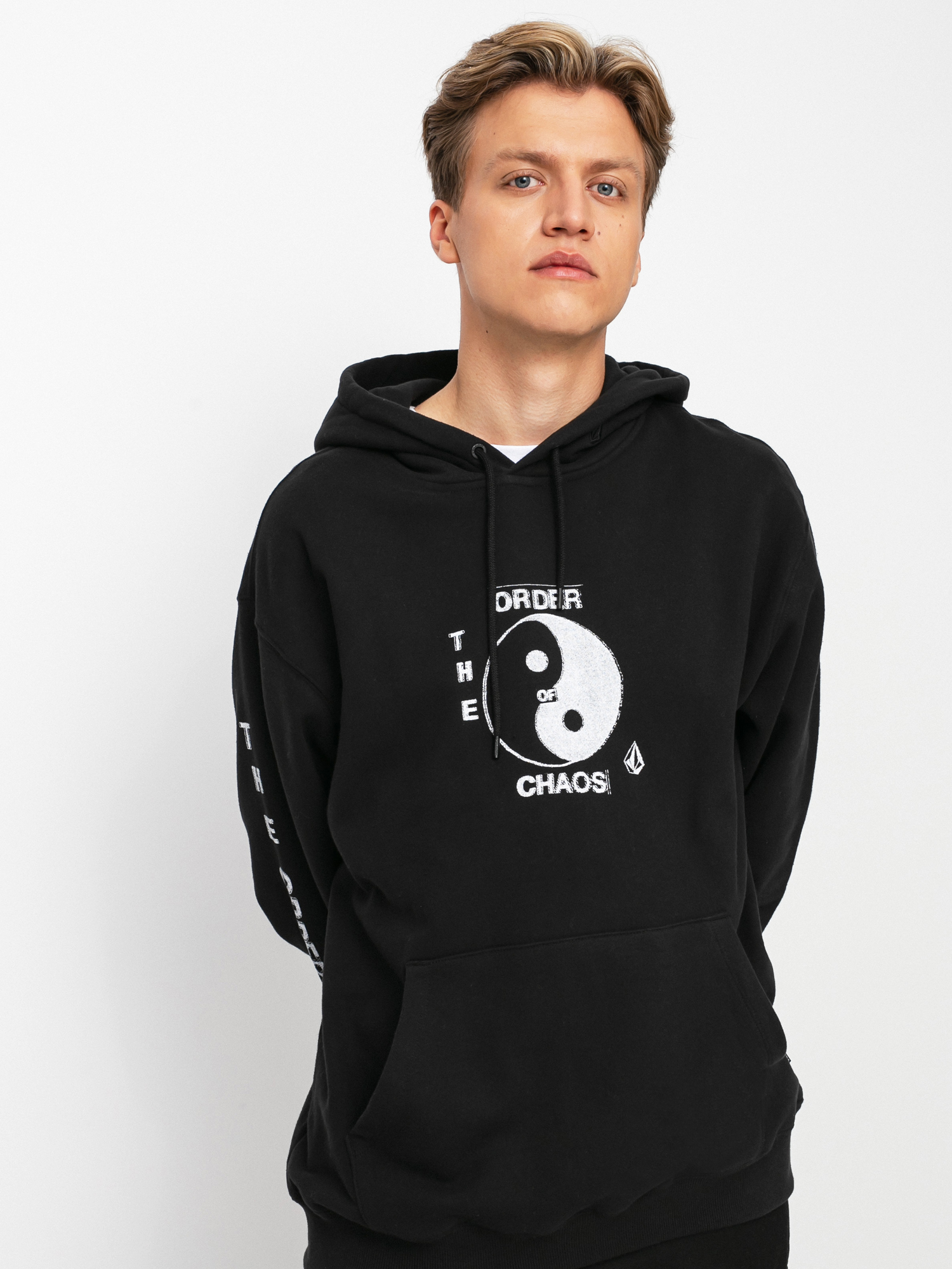 Bluza z kapturem Volcom Transient Waves HD (black)