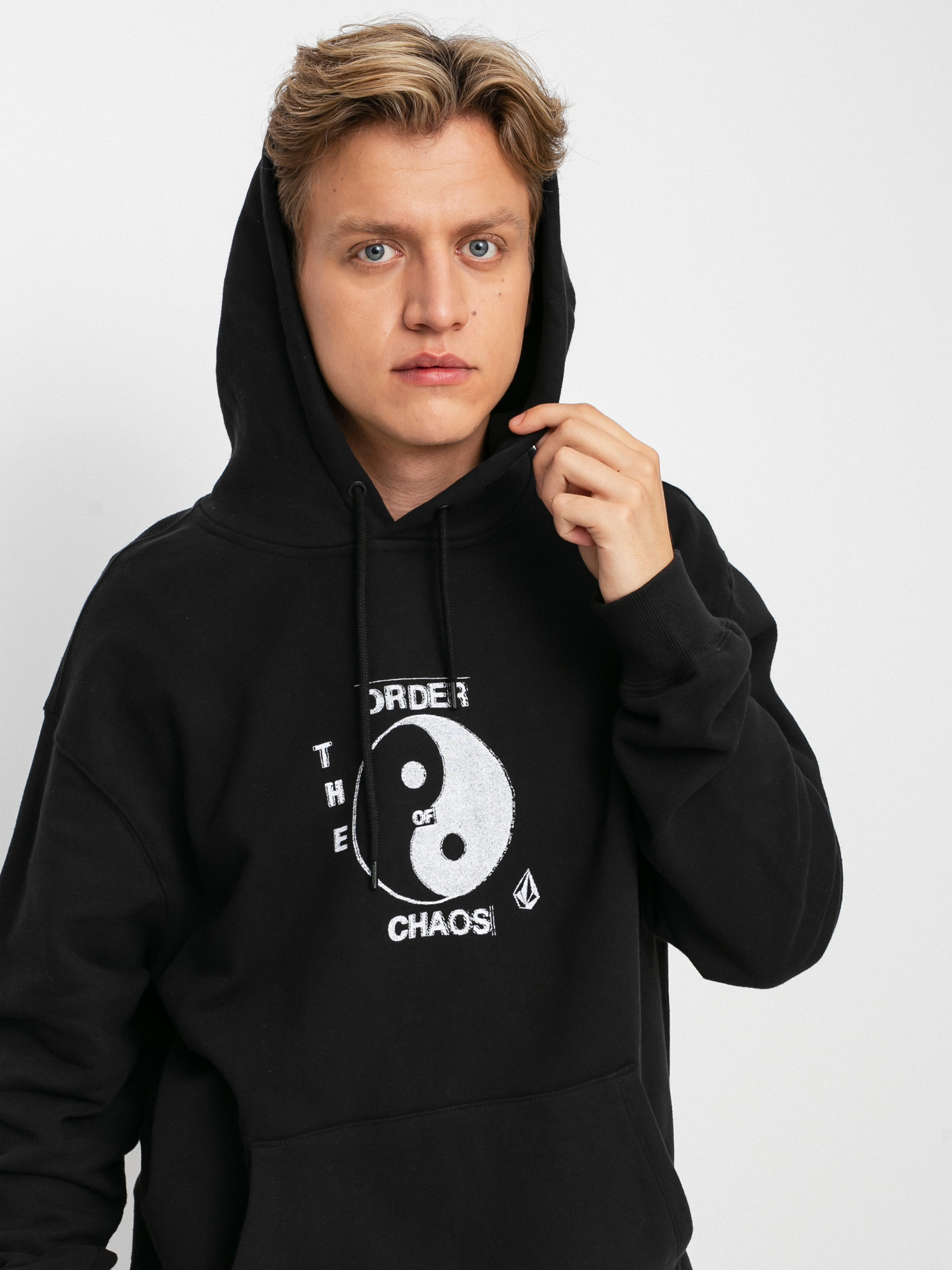 Bluza z kapturem Volcom Transient Waves HD (black)